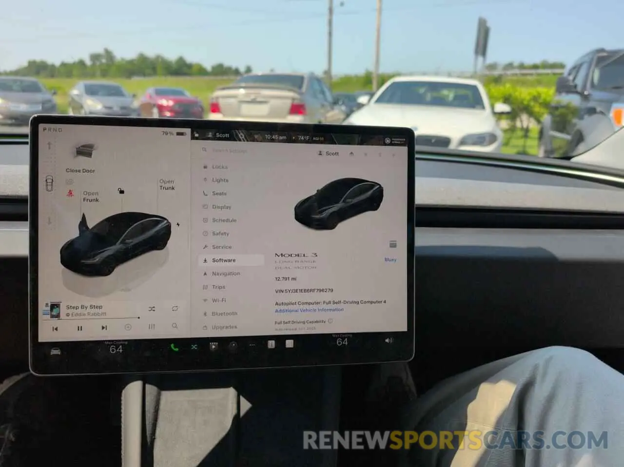 8 Photograph of a damaged car 5YJ3E1EB6RF796279 TESLA MODEL 3 2024