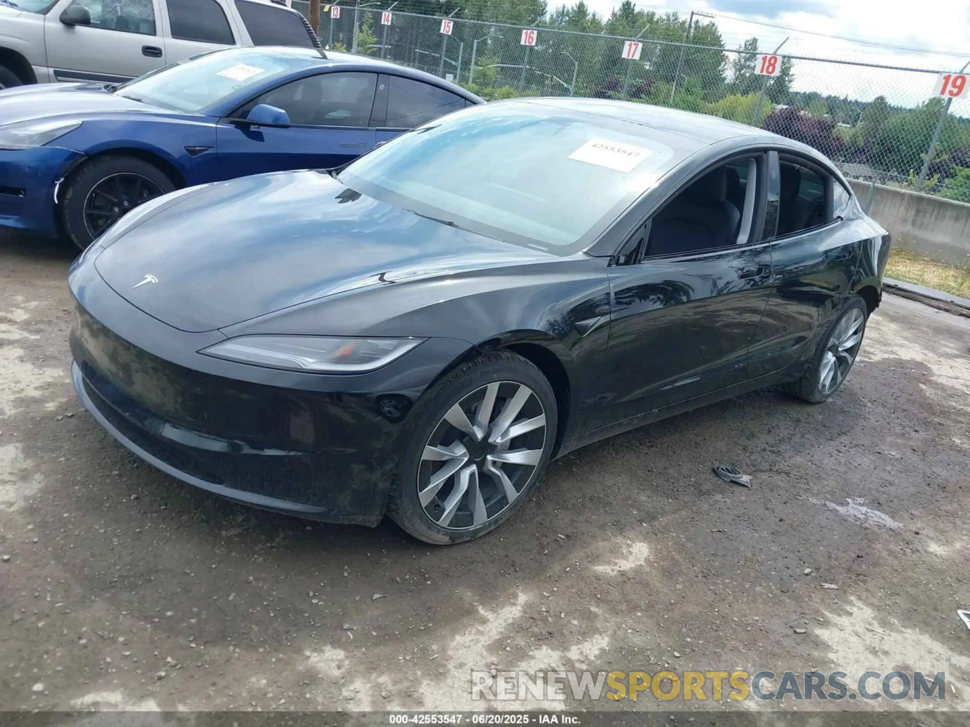 2 Photograph of a damaged car 5YJ3E1EB6RF797223 TESLA MODEL 3 2024