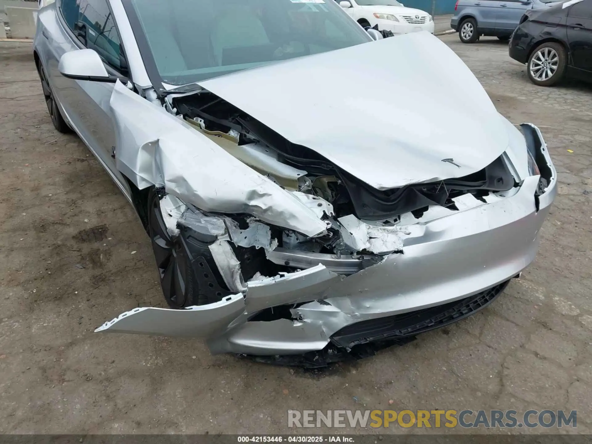 6 Фотография поврежденного автомобиля 5YJ3E1EB7RF754672 TESLA MODEL 3 2024