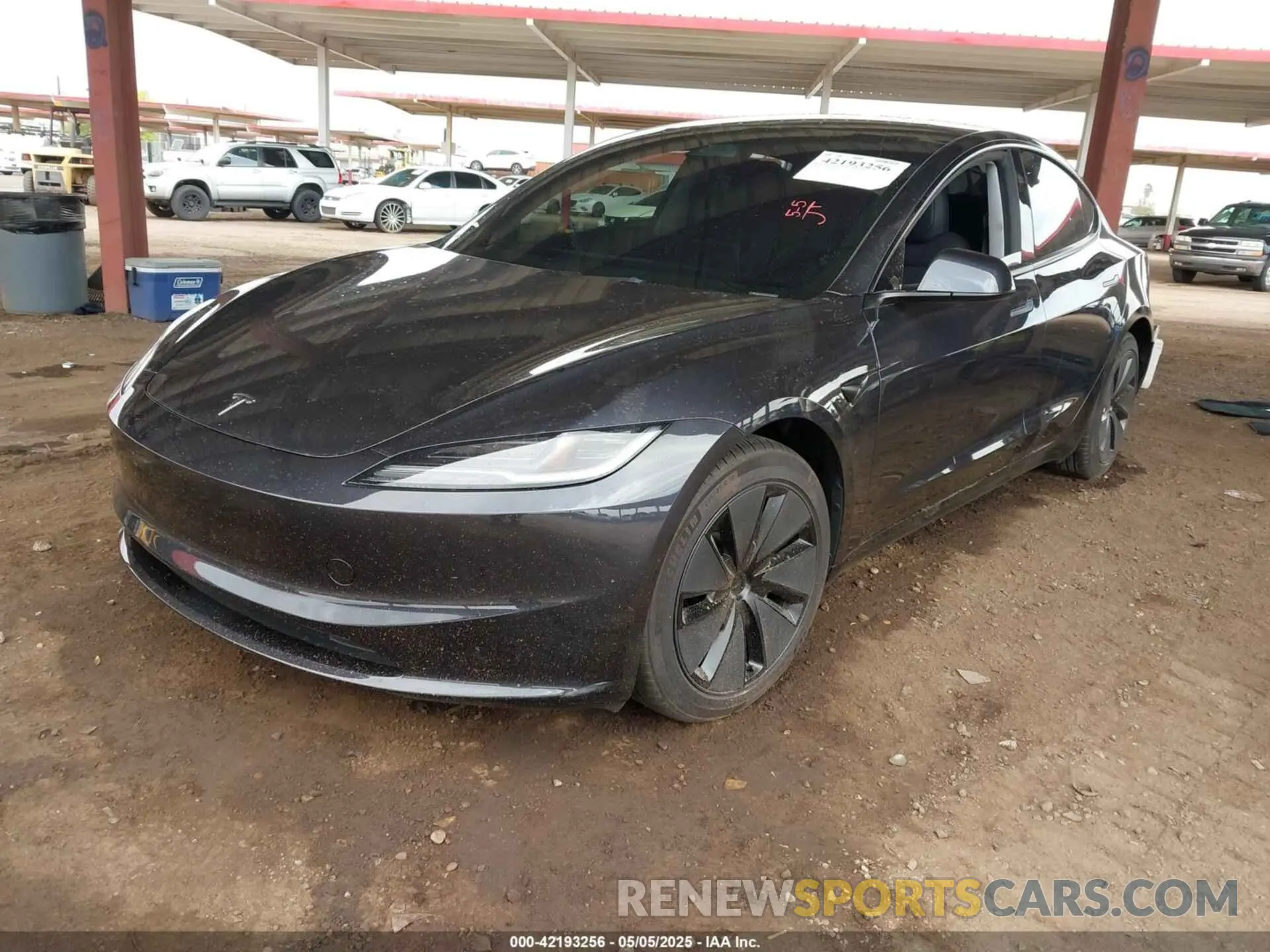 2 Photograph of a damaged car 5YJ3E1EB7RF815082 TESLA MODEL 3 2024