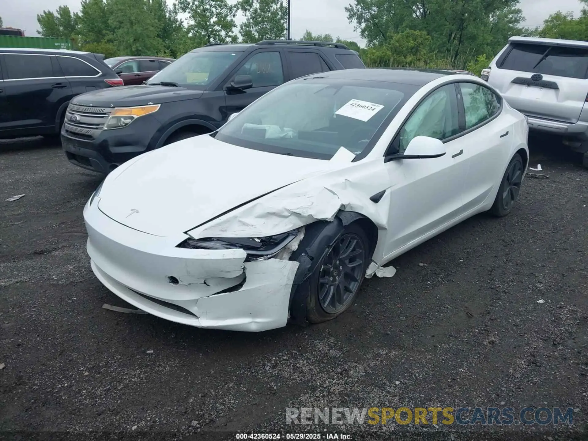 6 Photograph of a damaged car 5YJ3E1EB7RF821805 TESLA MODEL 3 2024