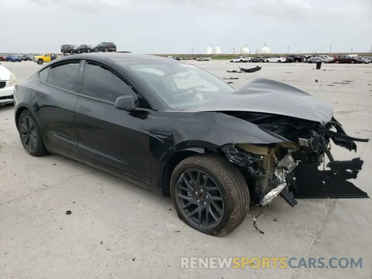 4 Photograph of a damaged car 5YJ3E1EB8RF717033 TESLA MODEL 3 2024