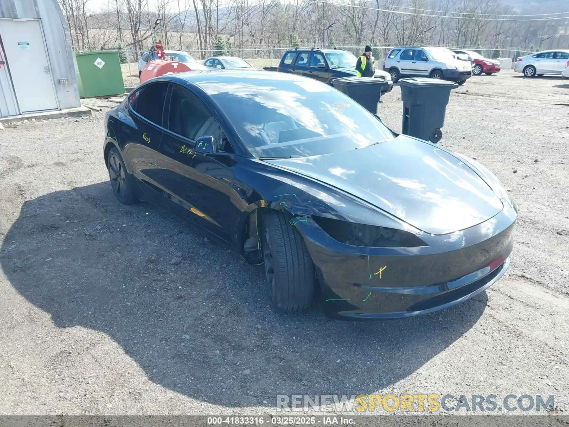 1 Photograph of a damaged car 5YJ3E1EB8RF793156 TESLA MODEL 3 2024