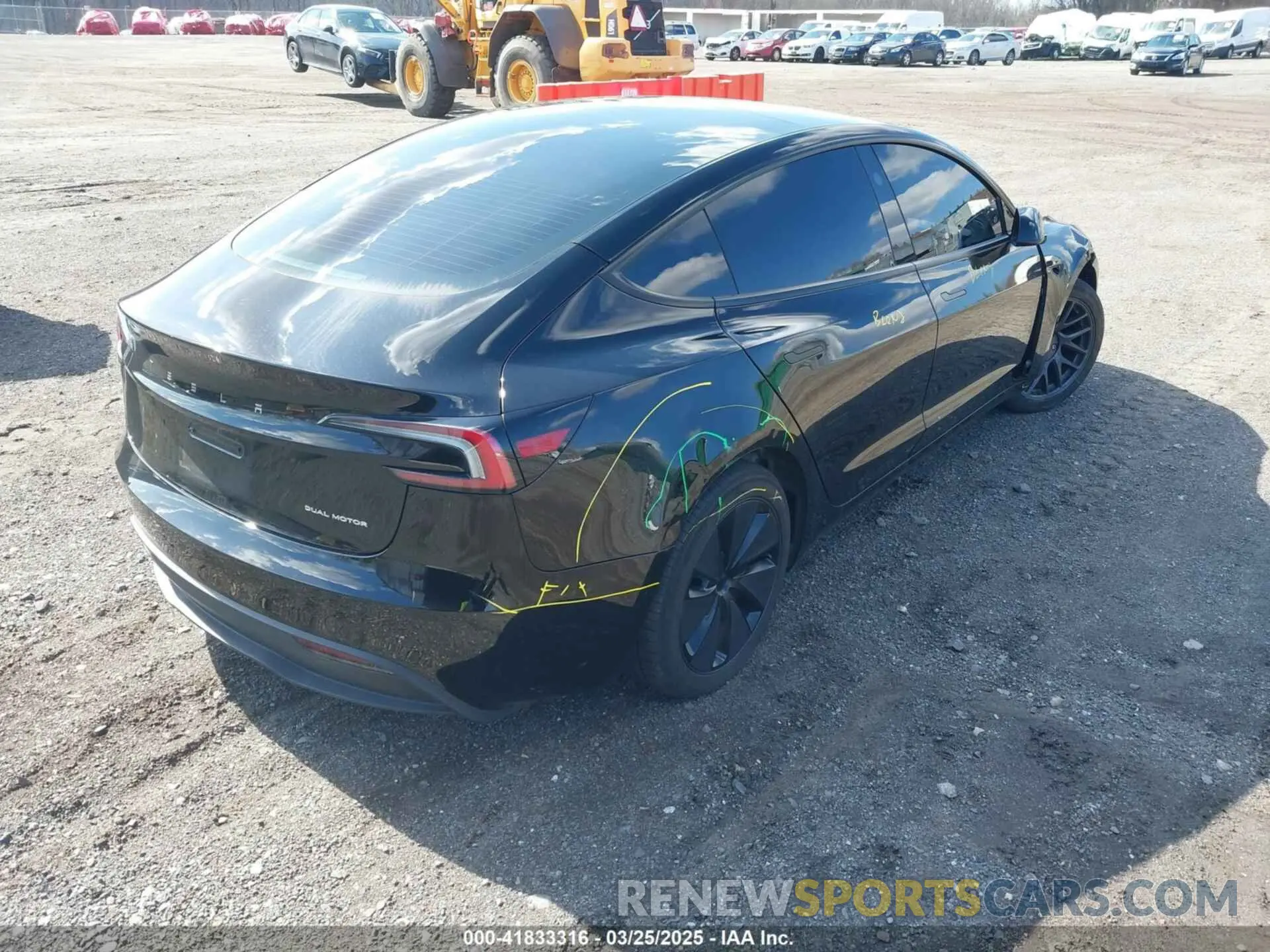 4 Photograph of a damaged car 5YJ3E1EB8RF793156 TESLA MODEL 3 2024