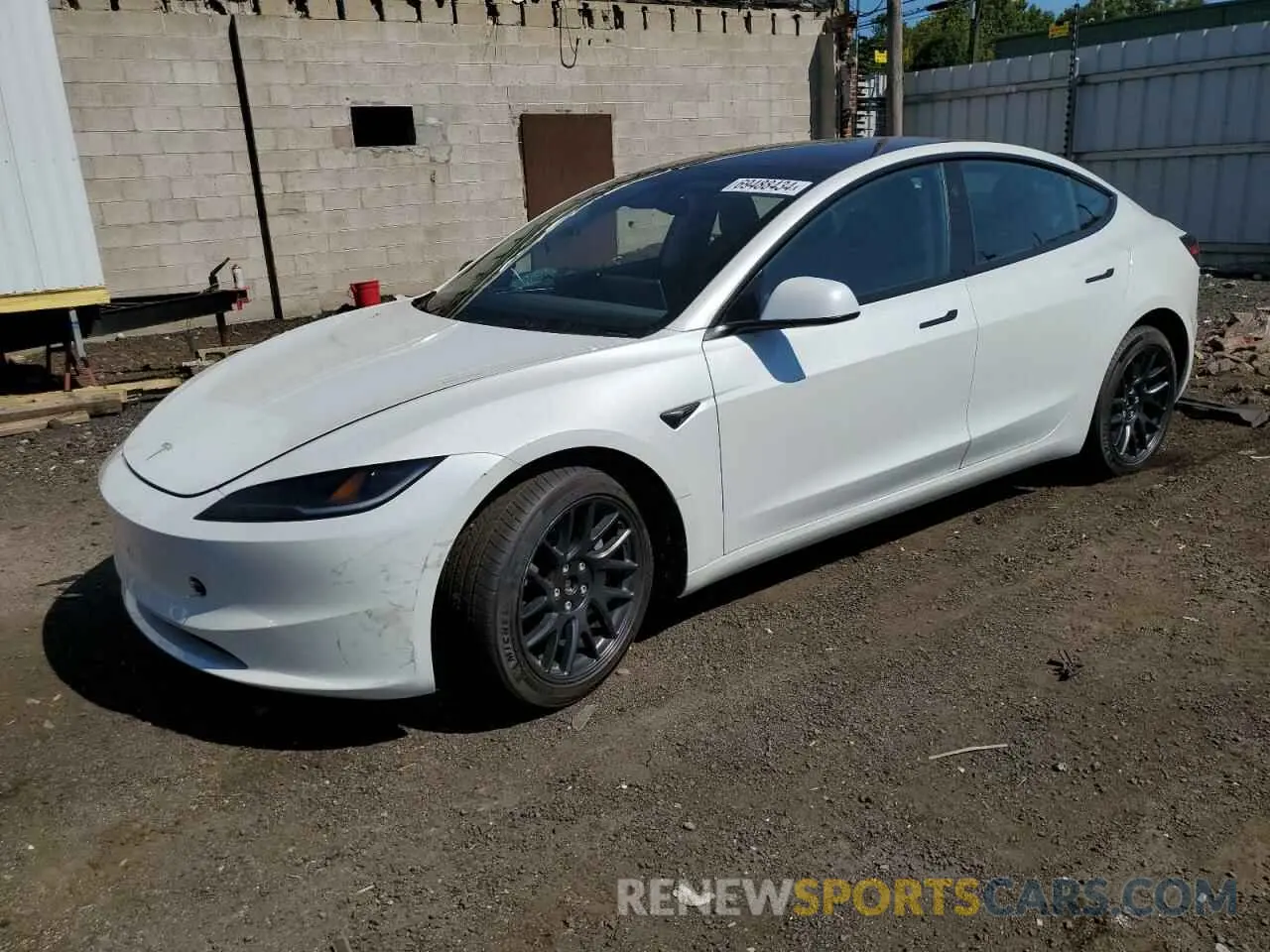 1 Photograph of a damaged car 5YJ3E1EB8RF797336 TESLA MODEL 3 2024