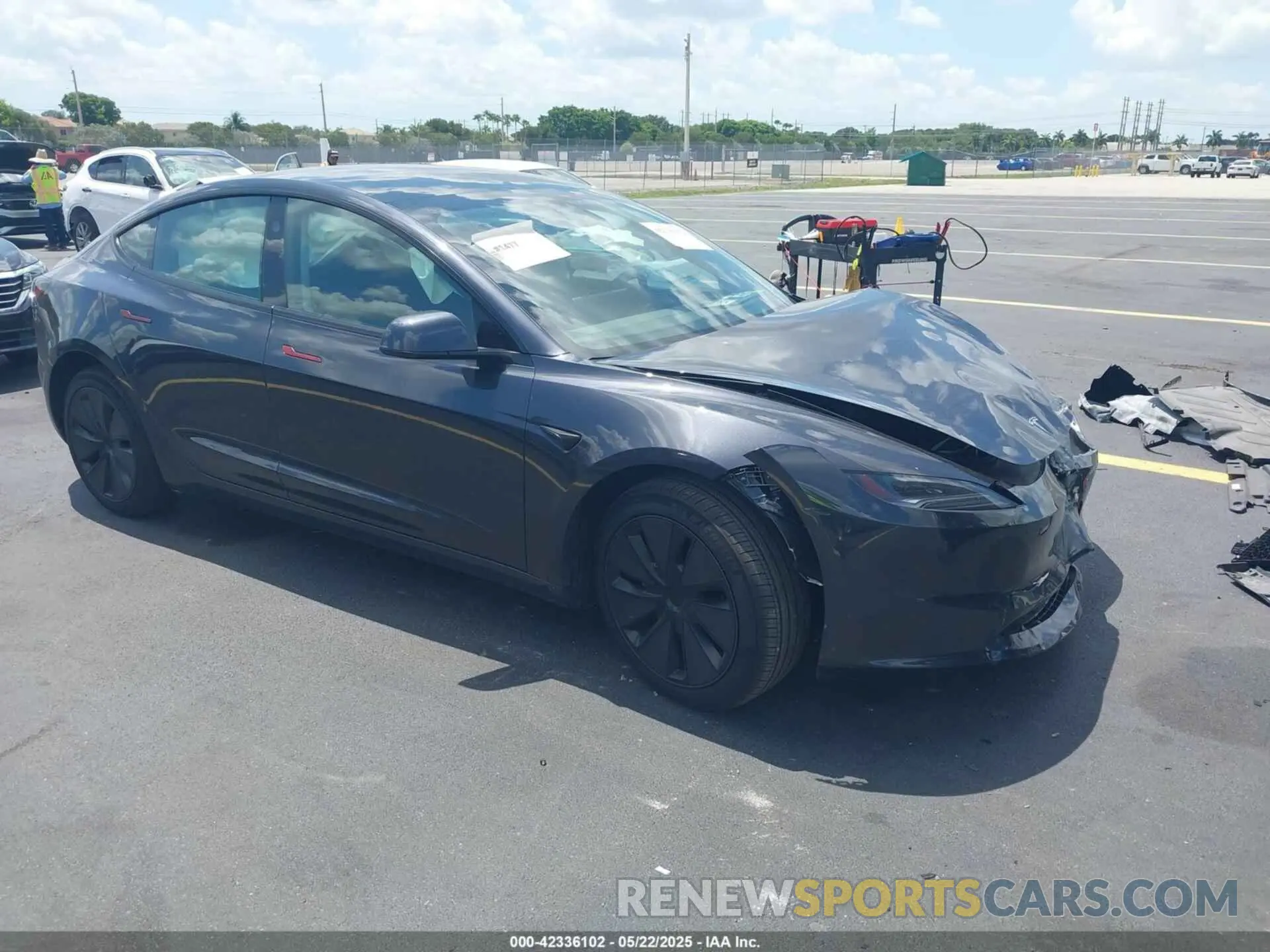 1 Photograph of a damaged car 5YJ3E1EB8RF797501 TESLA MODEL 3 2024