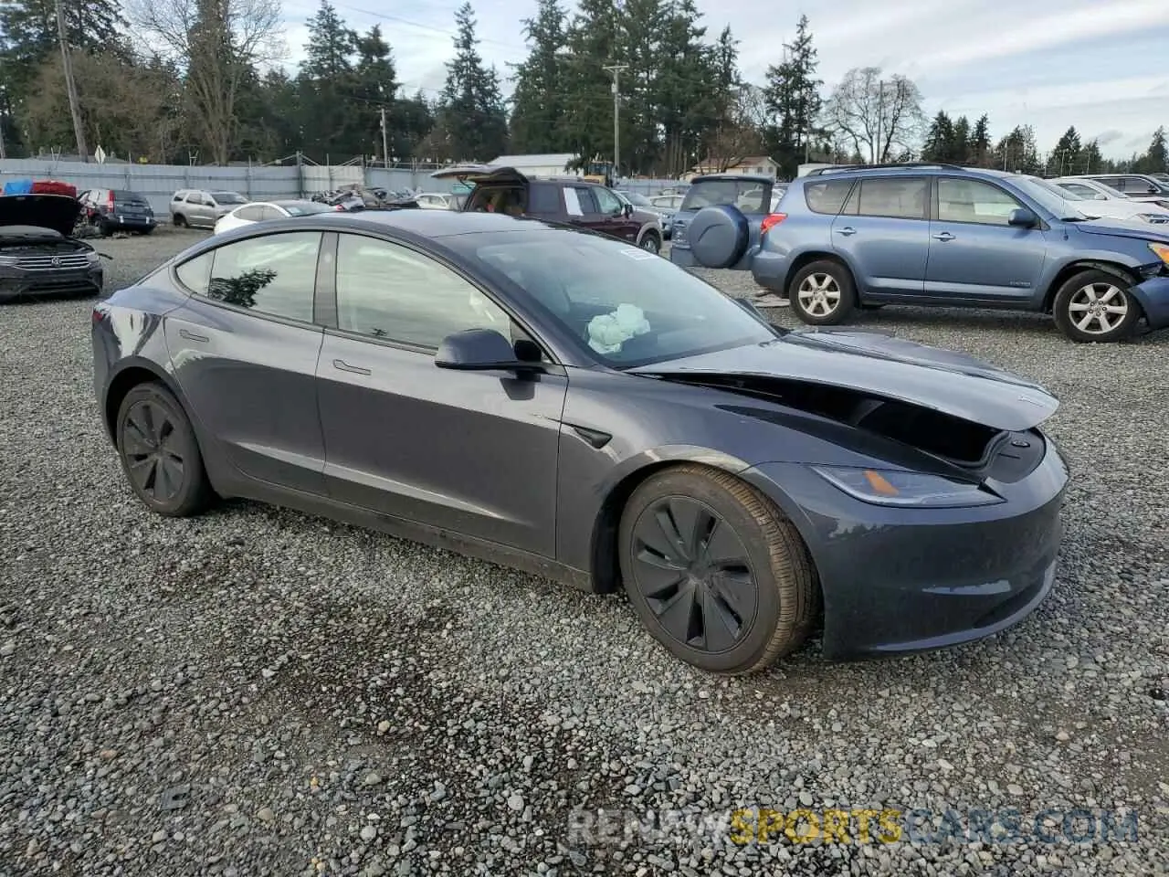 4 Photograph of a damaged car 5YJ3E1EB9RF787155 TESLA MODEL 3 2024