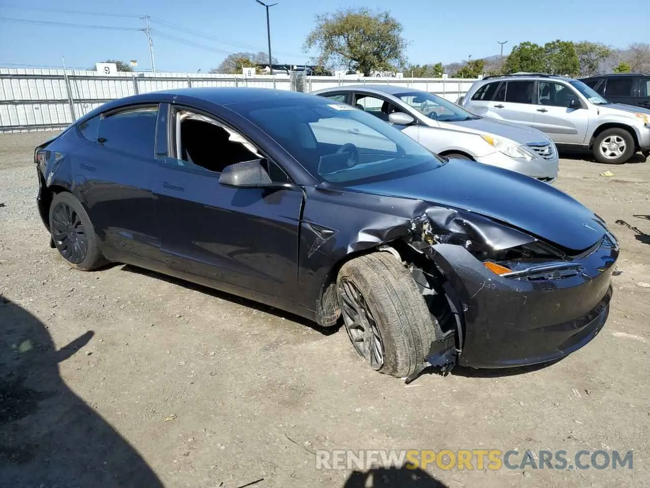 4 Photograph of a damaged car 5YJ3E1EB9RF812068 TESLA MODEL 3 2024
