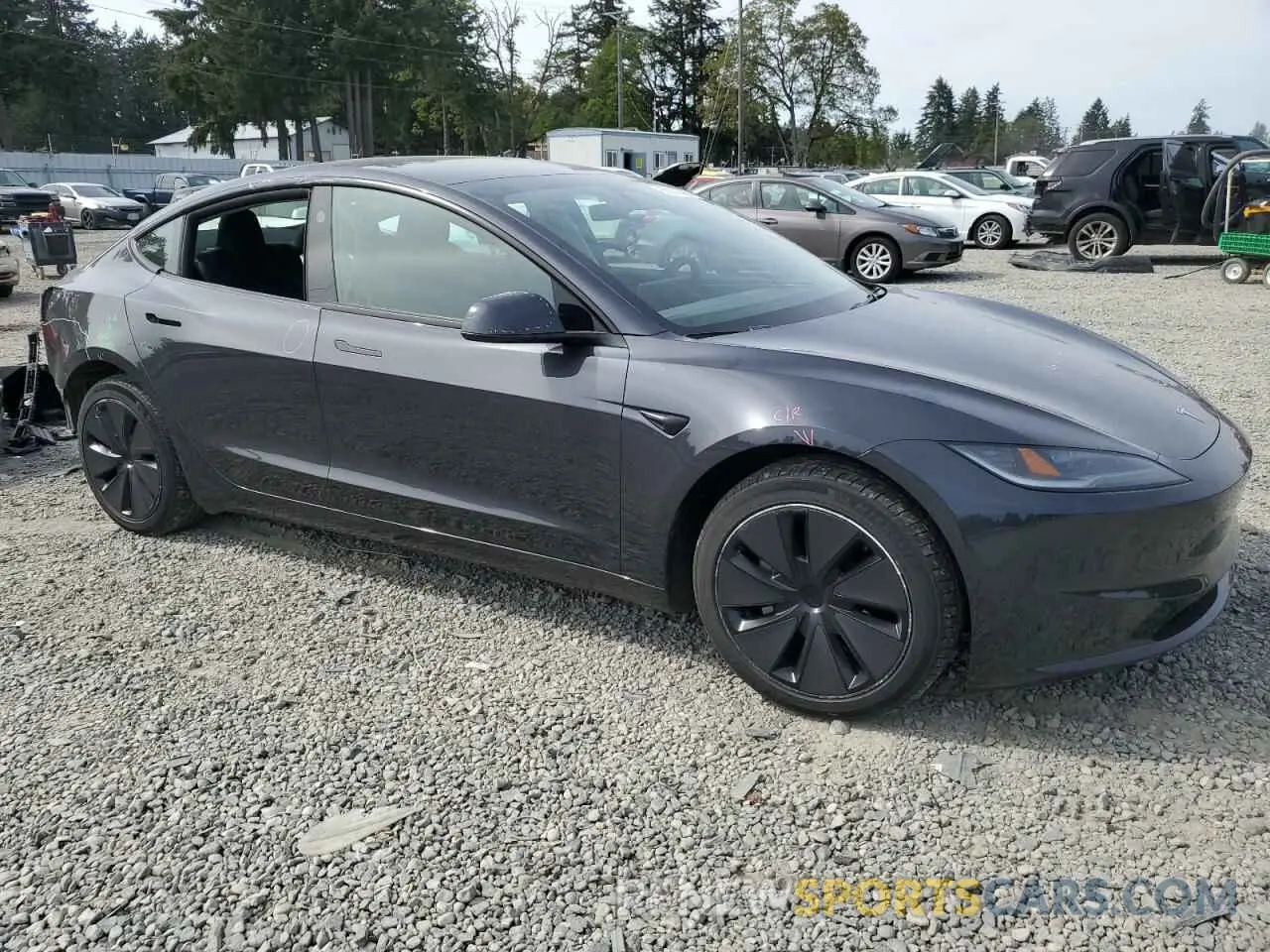 4 Photograph of a damaged car 5YJ3E1EB9RF816038 TESLA MODEL 3 2024