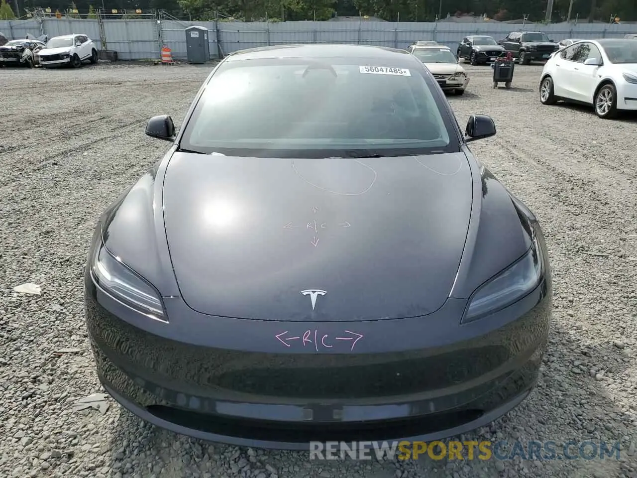 5 Photograph of a damaged car 5YJ3E1EB9RF816038 TESLA MODEL 3 2024