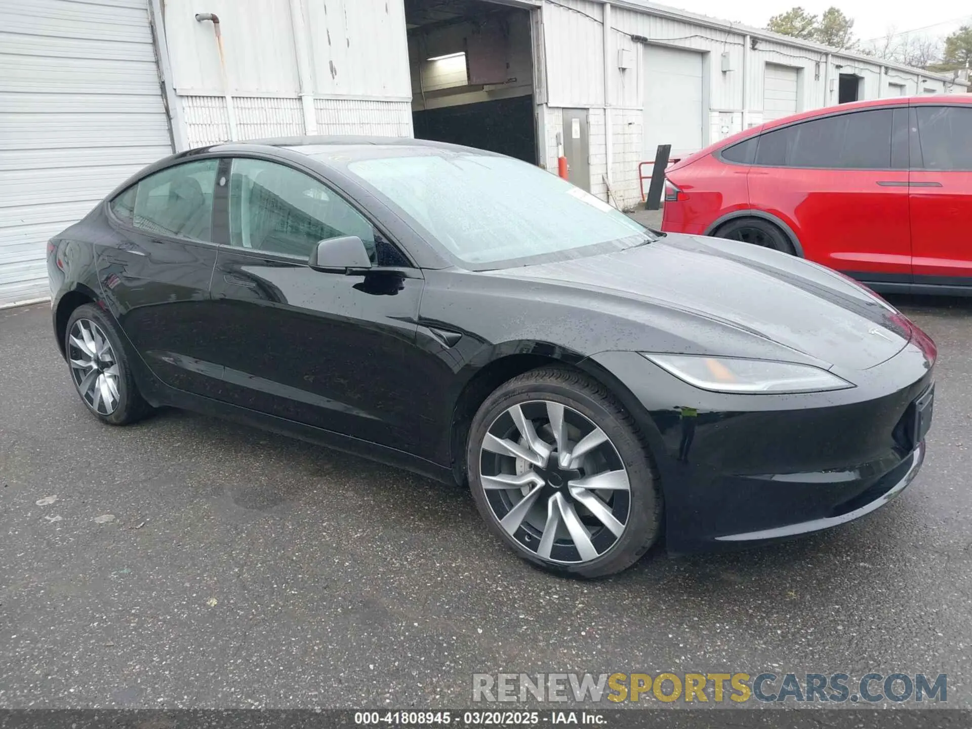 1 Photograph of a damaged car 5YJ3E1EBXRF768758 TESLA MODEL 3 2024