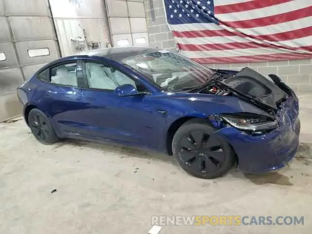 4 Photograph of a damaged car 5YJ3E1EBXRF797127 TESLA MODEL 3 2024