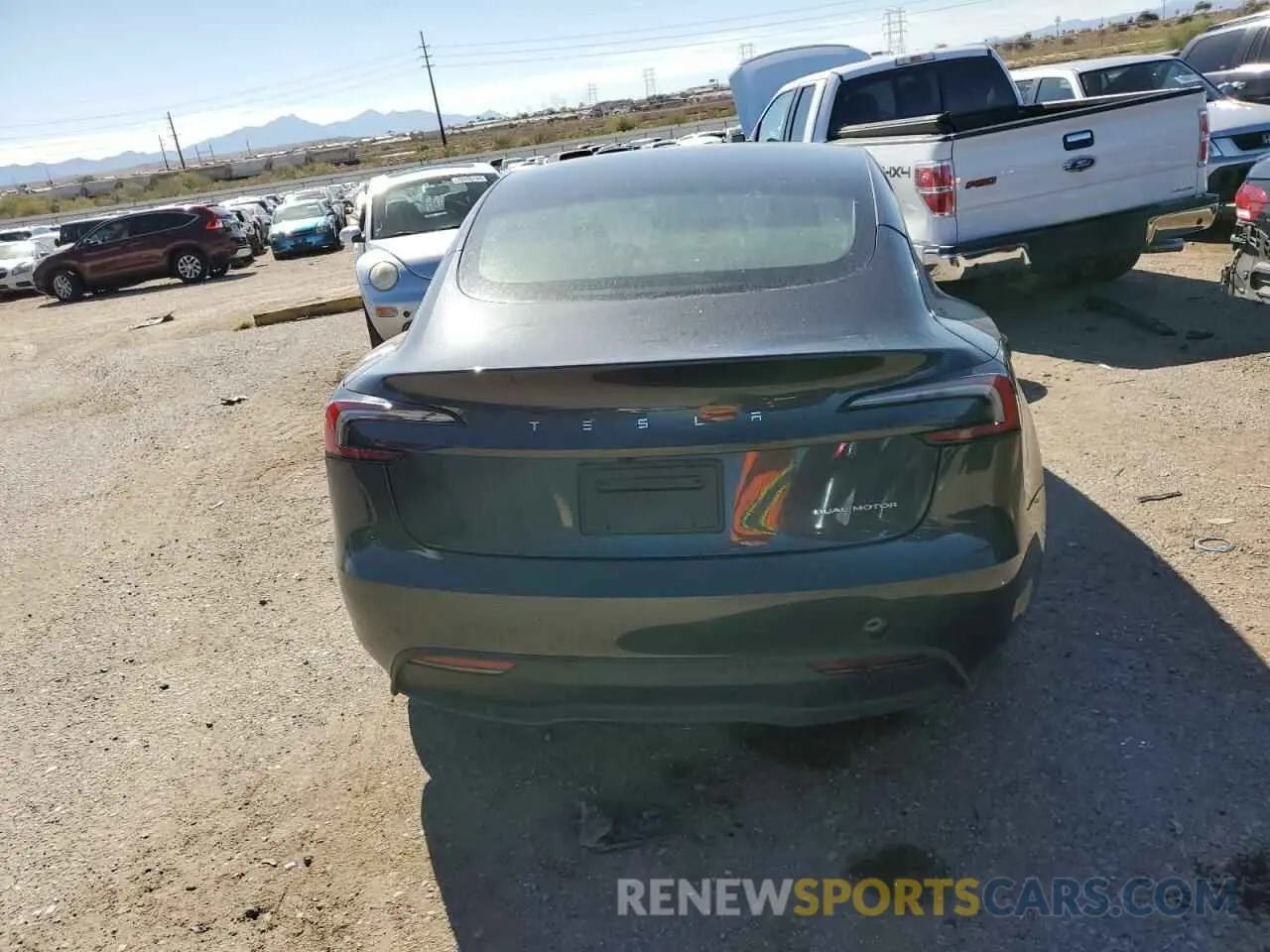 6 Photograph of a damaged car 5YJ3E1EBXRF815142 TESLA MODEL 3 2024