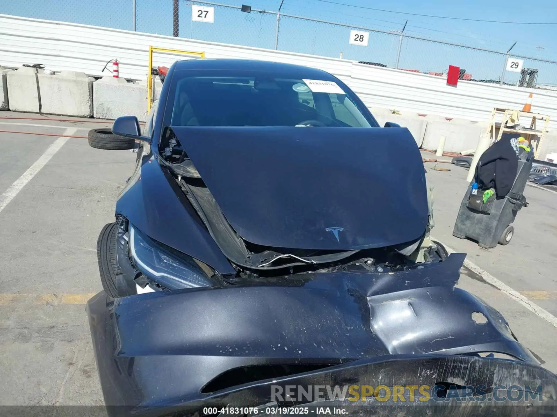 12 Photograph of a damaged car 5YJ3E1EBXRF816954 TESLA MODEL 3 2024