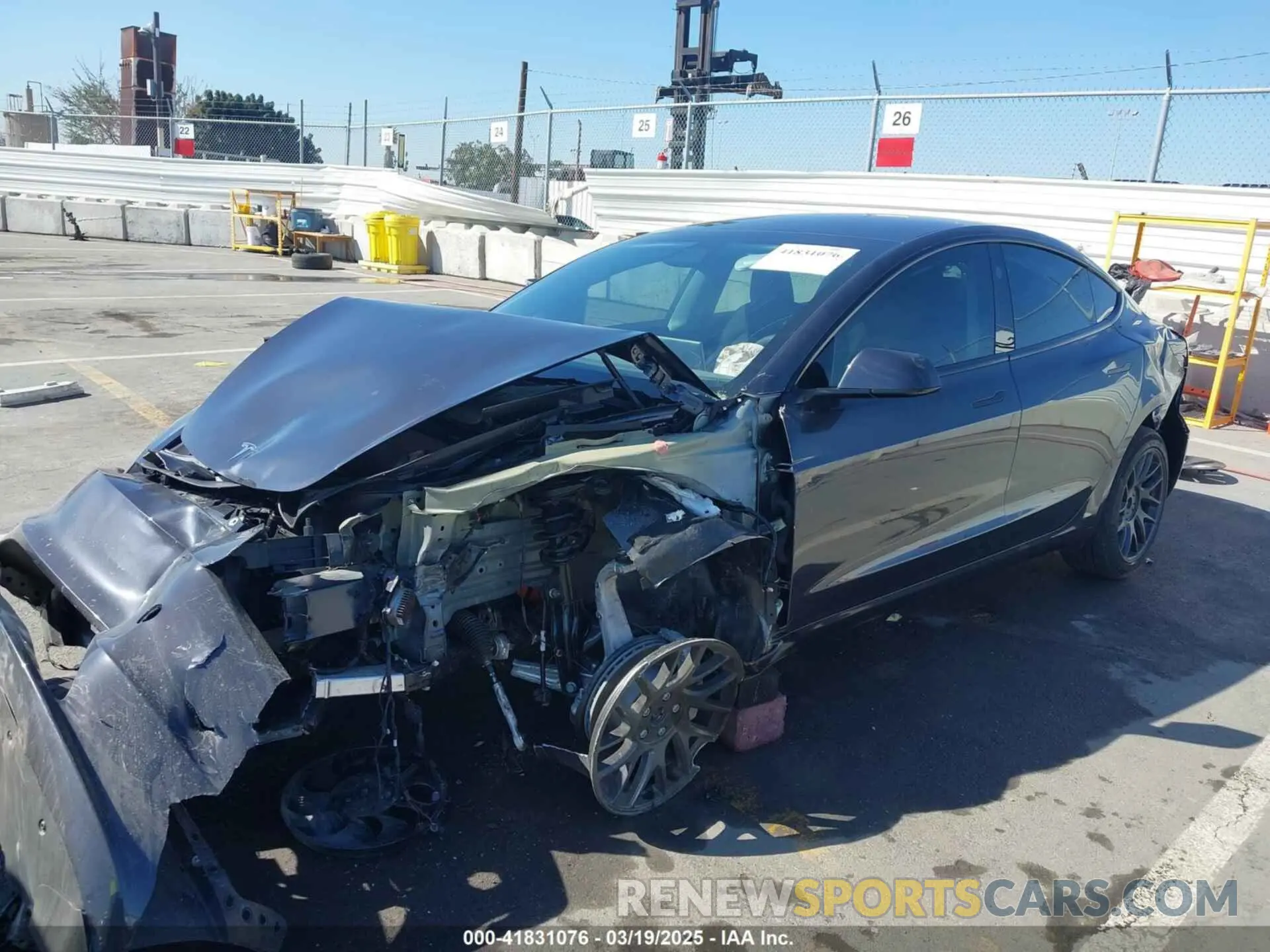 2 Photograph of a damaged car 5YJ3E1EBXRF816954 TESLA MODEL 3 2024