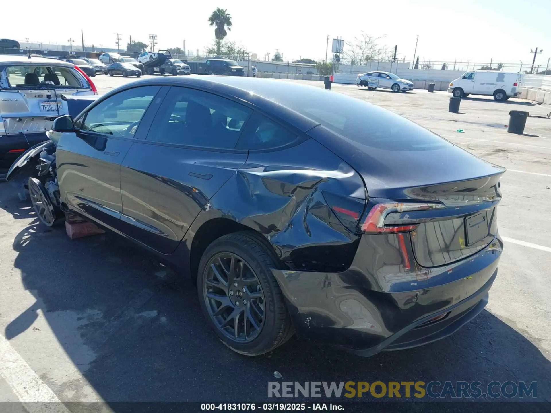 3 Photograph of a damaged car 5YJ3E1EBXRF816954 TESLA MODEL 3 2024
