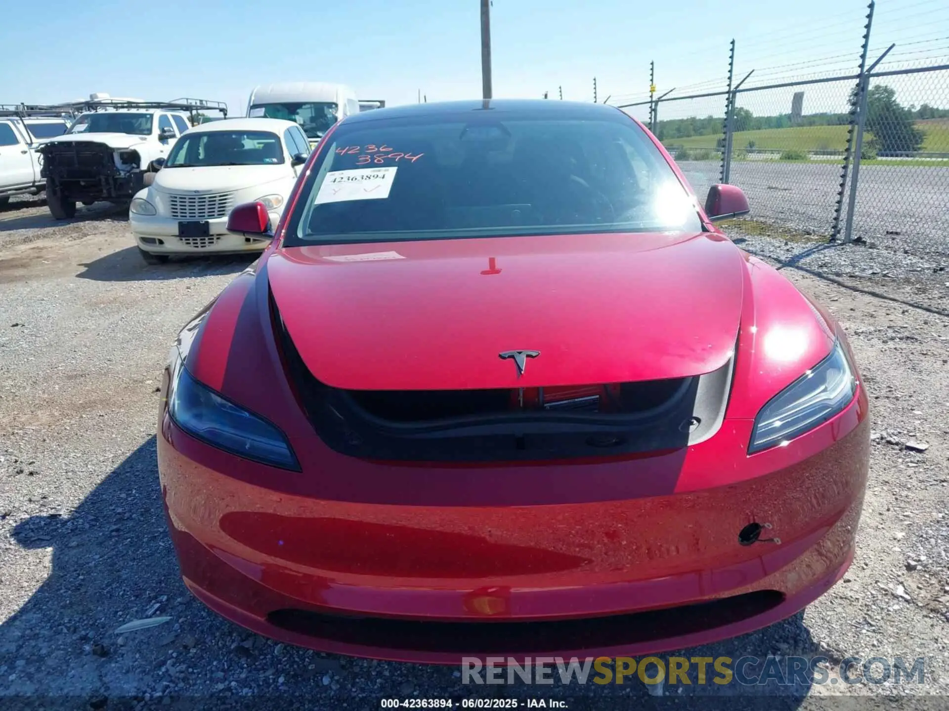 12 Photograph of a damaged car 5YJ3E1EBXRF818333 TESLA MODEL 3 2024