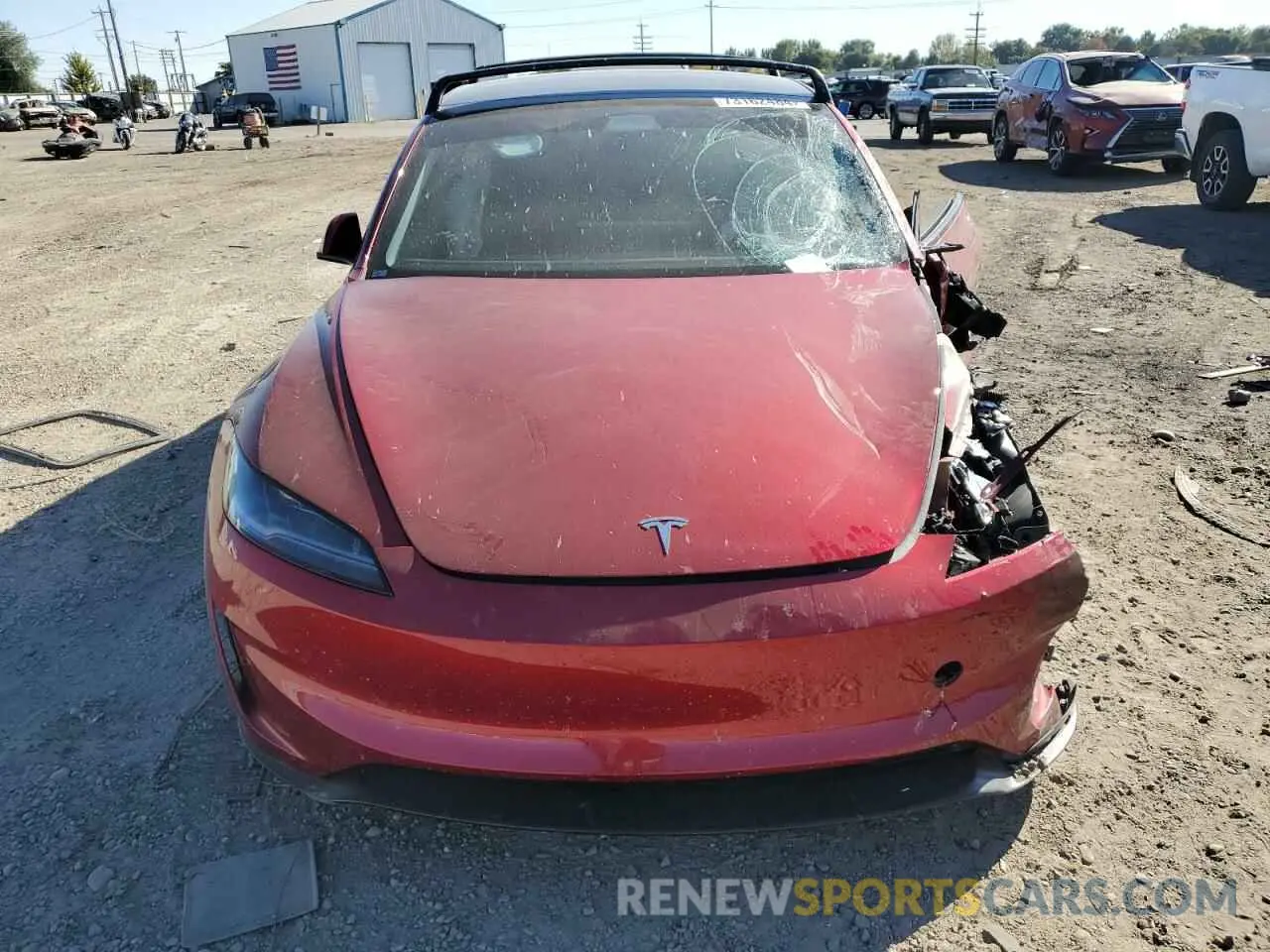 5 Photograph of a damaged car 5YJ3E1ET0RF790051 TESLA MODEL 3 2024