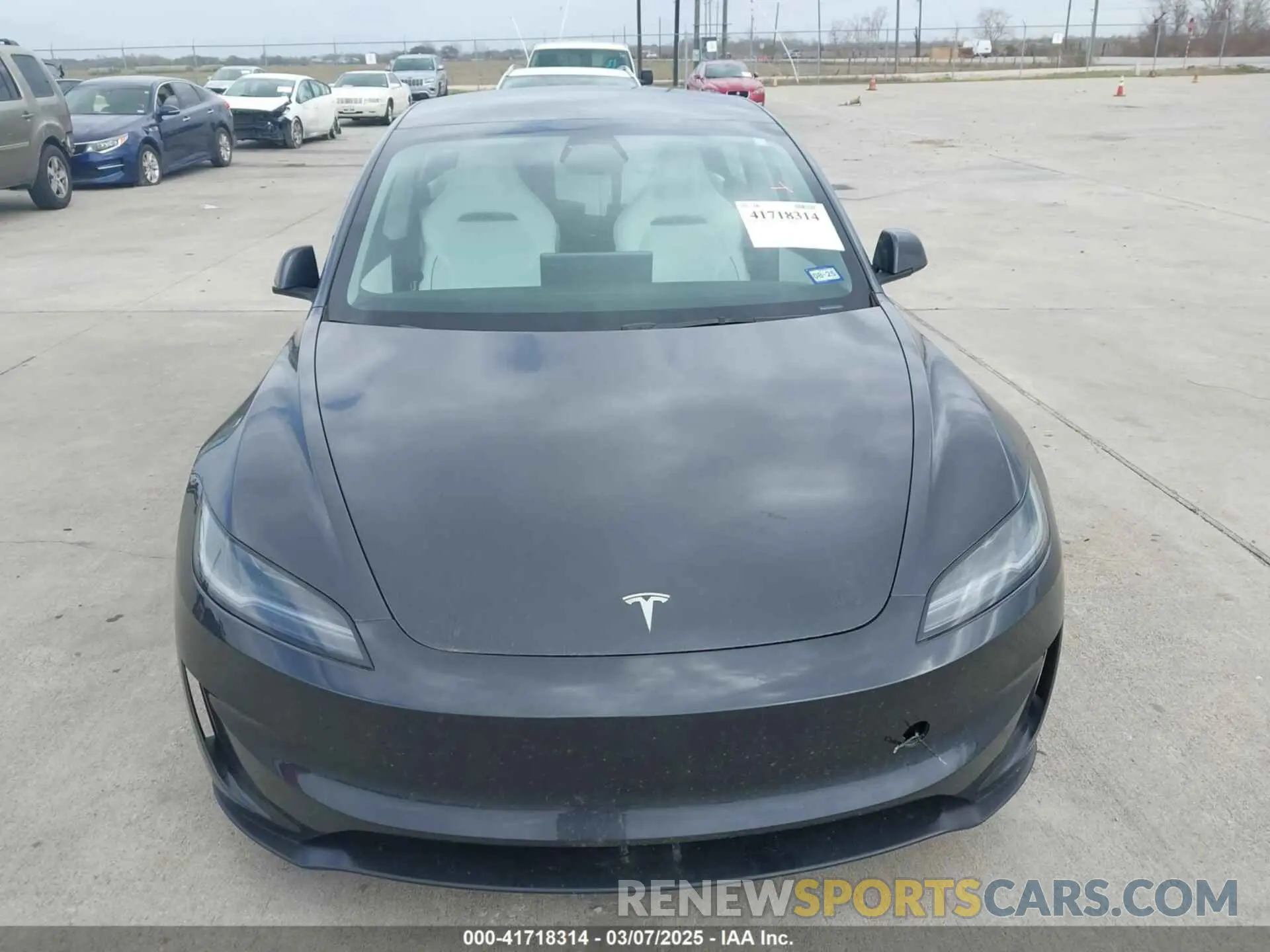 12 Photograph of a damaged car 5YJ3E1ET0RF842987 TESLA MODEL 3 2024