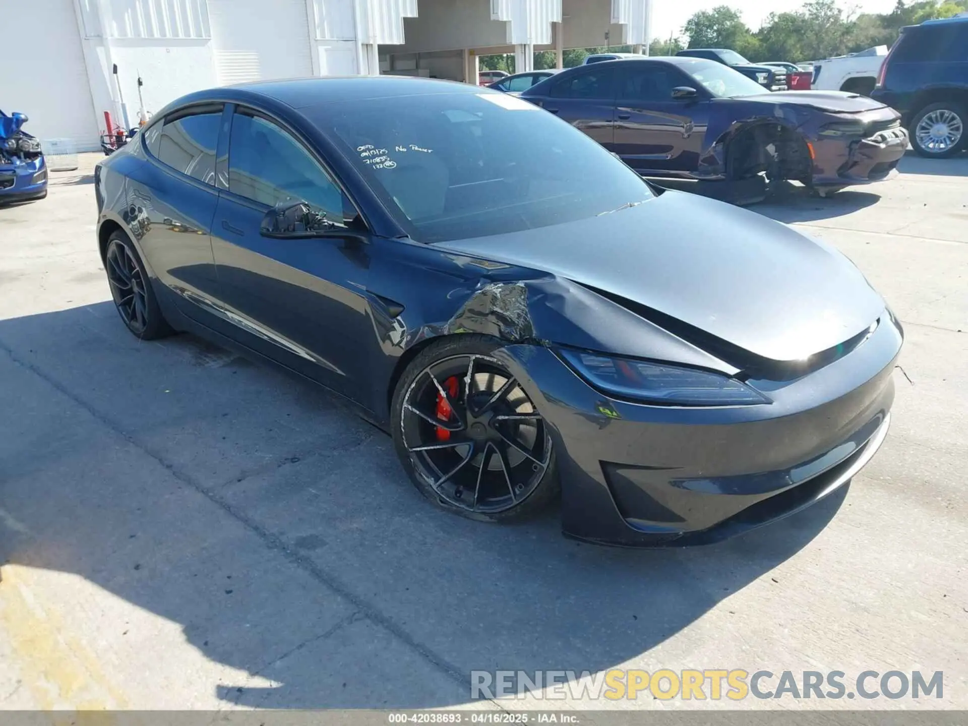 1 Photograph of a damaged car 5YJ3E1ET0RF900709 TESLA MODEL 3 2024