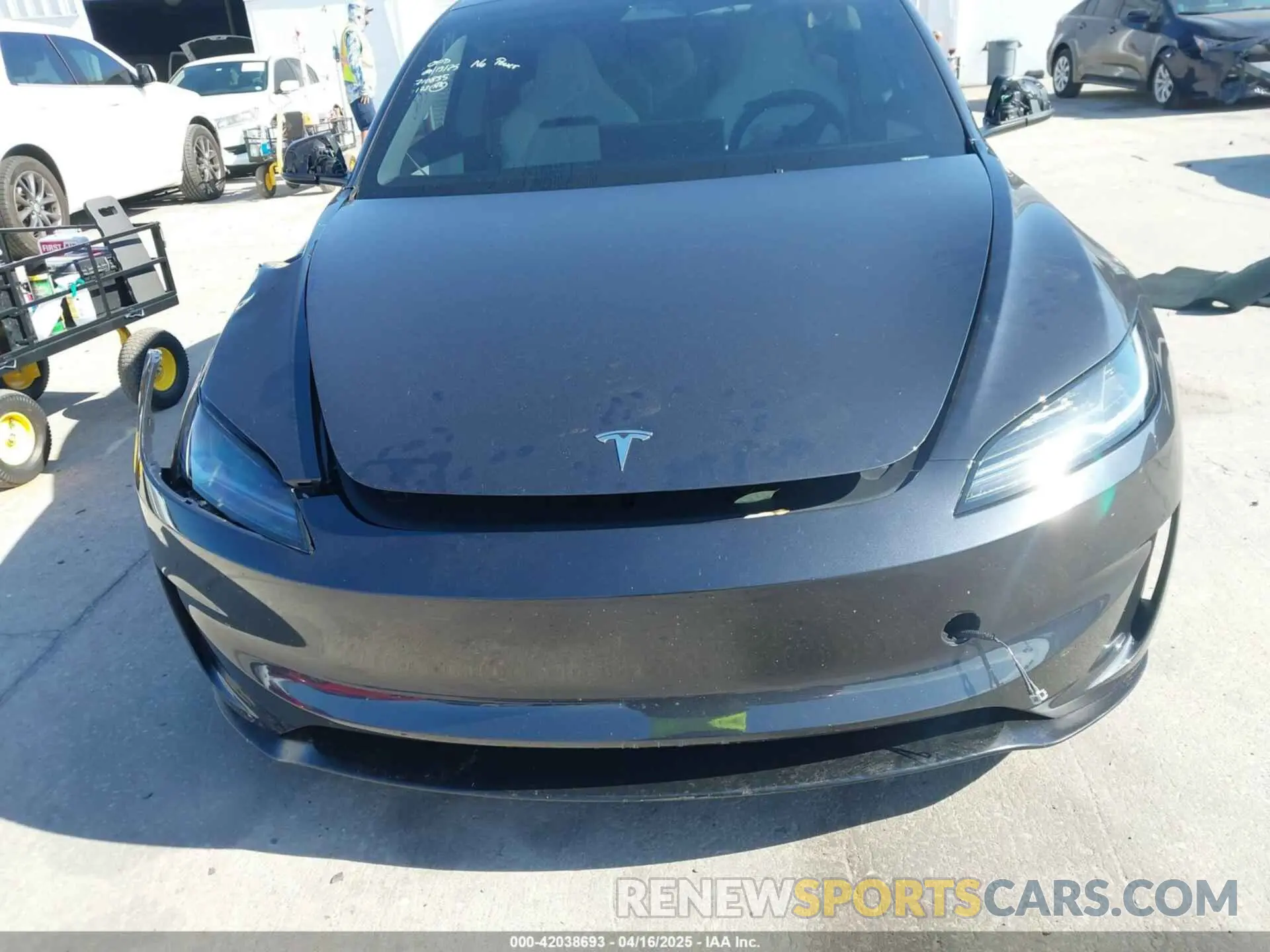 12 Photograph of a damaged car 5YJ3E1ET0RF900709 TESLA MODEL 3 2024