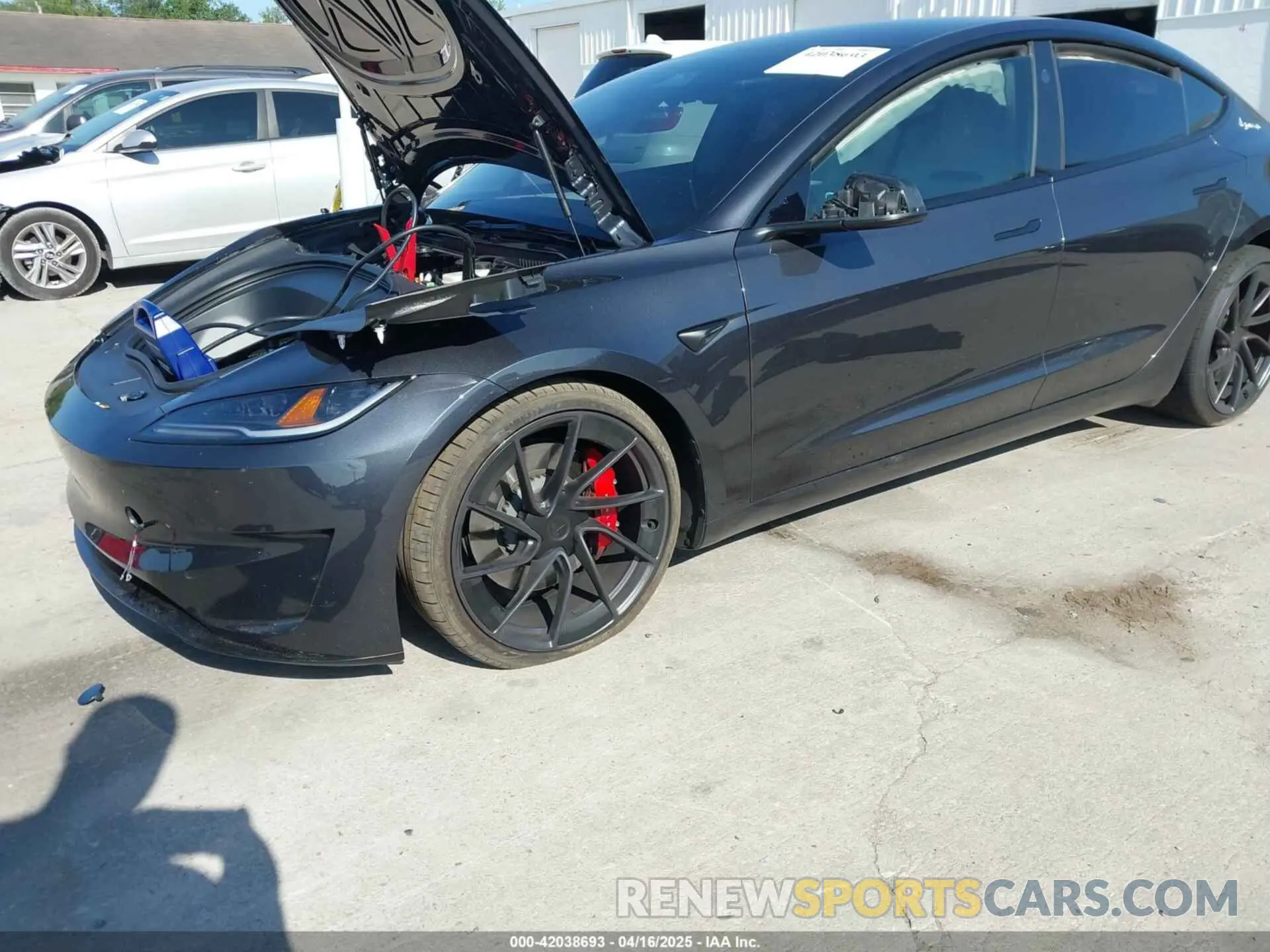 2 Photograph of a damaged car 5YJ3E1ET0RF900709 TESLA MODEL 3 2024