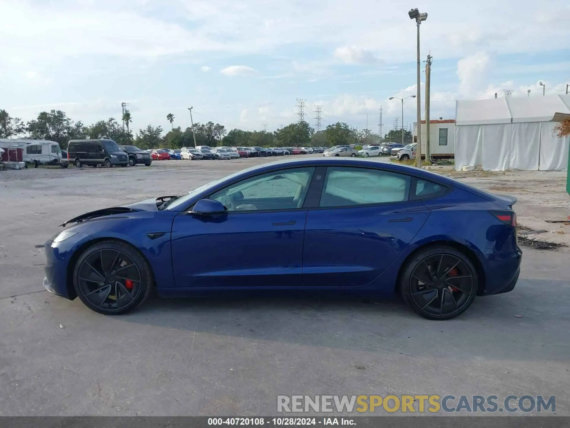 14 Photograph of a damaged car 5YJ3E1ET1RF835465 TESLA MODEL 3 2024