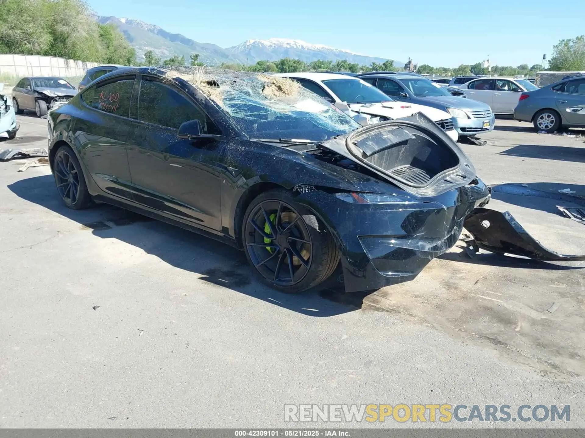 1 Фотография поврежденного автомобиля 5YJ3E1ET3RF789461 TESLA MODEL 3 2024