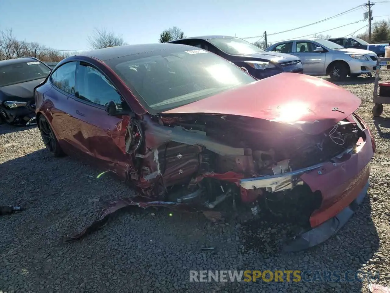 4 Photograph of a damaged car 5YJ3E1ET3RF810289 TESLA MODEL 3 2024