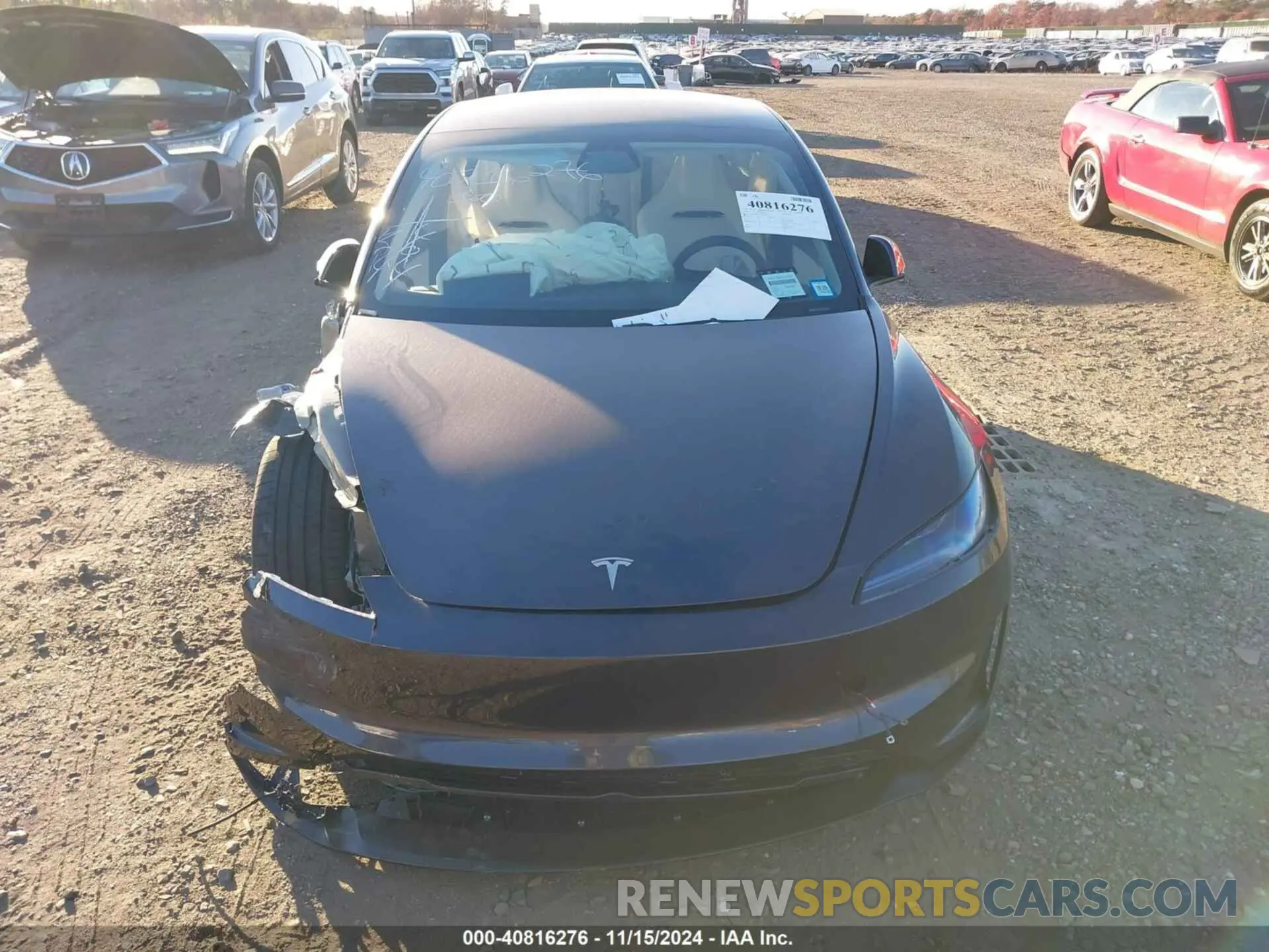 12 Photograph of a damaged car 5YJ3E1ET4RF868928 TESLA MODEL 3 2024