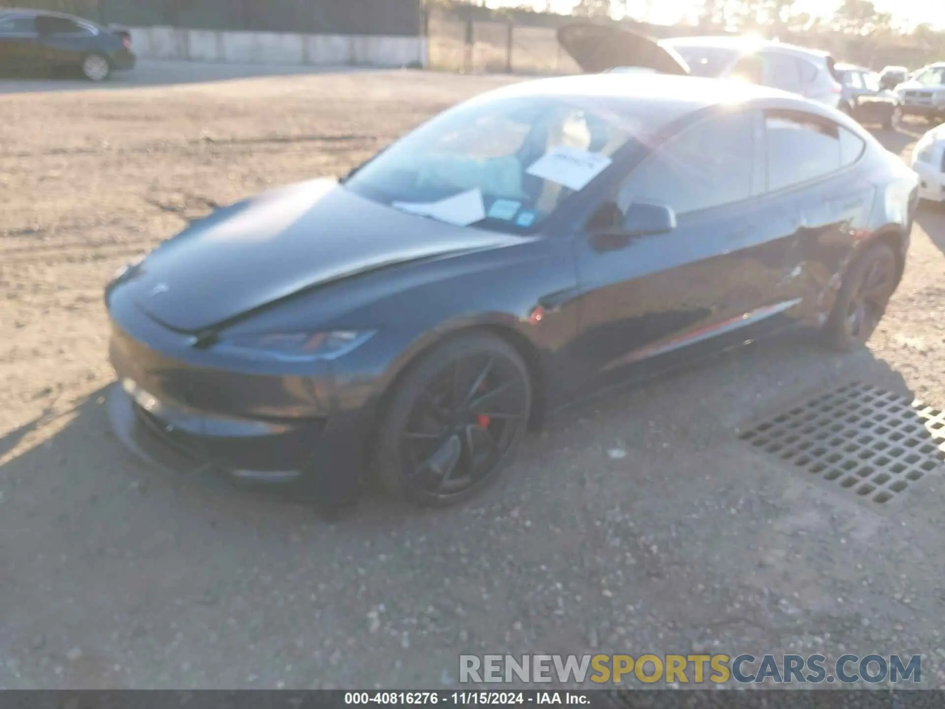 2 Photograph of a damaged car 5YJ3E1ET4RF868928 TESLA MODEL 3 2024
