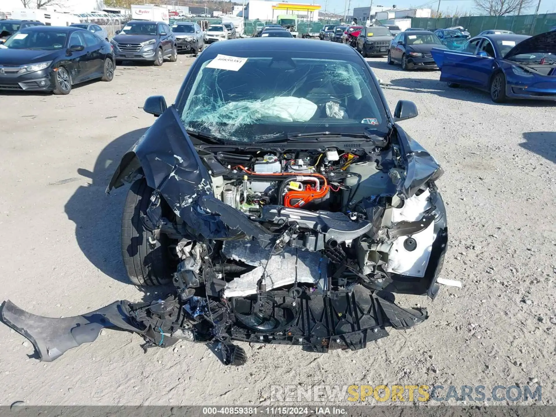 11 Photograph of a damaged car 5YJ3E1ET5RF828356 TESLA MODEL 3 2024