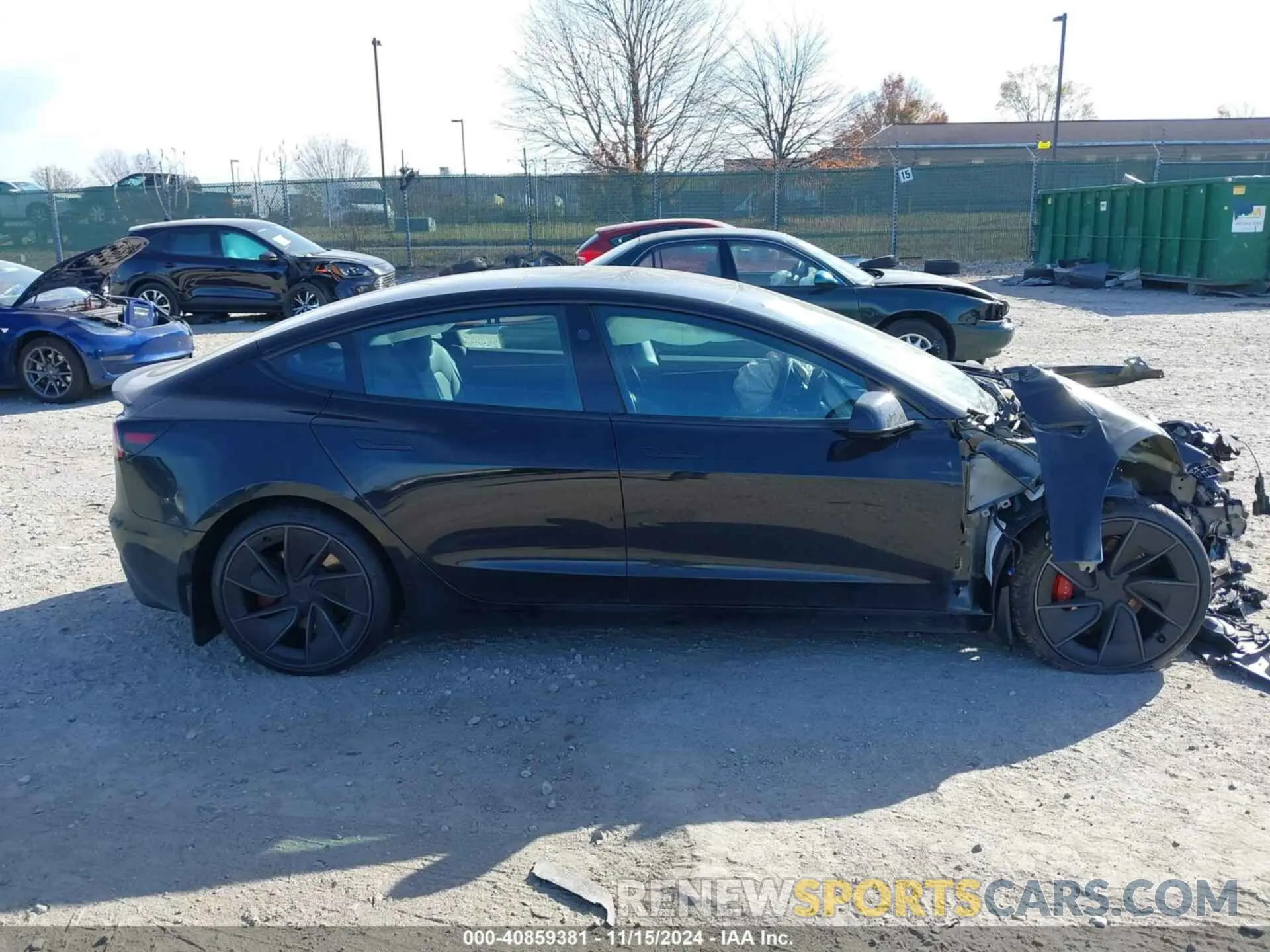 12 Photograph of a damaged car 5YJ3E1ET5RF828356 TESLA MODEL 3 2024