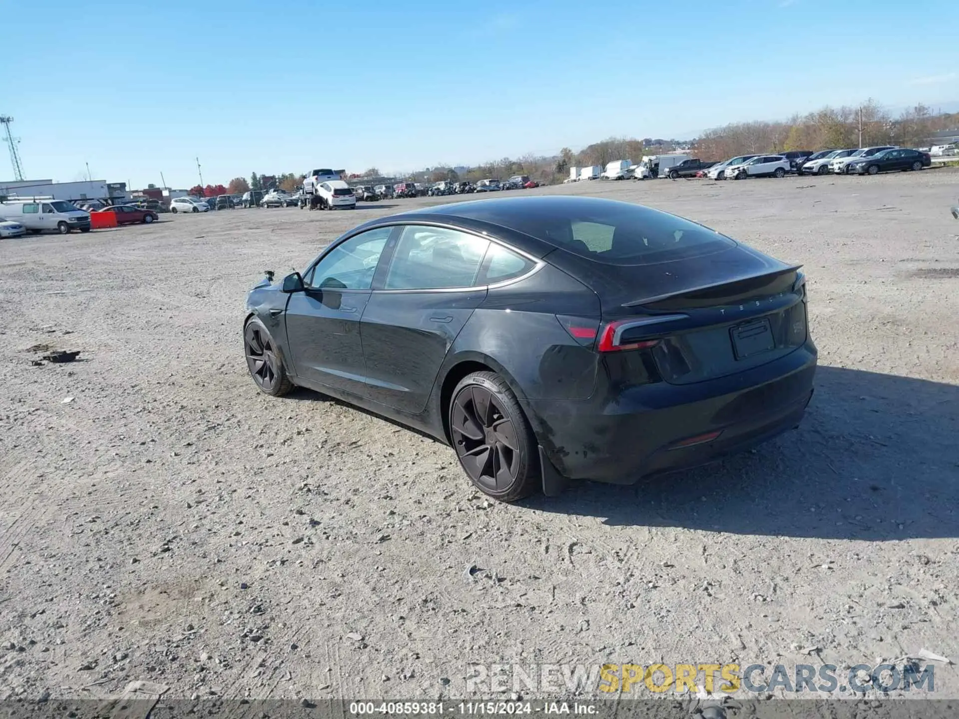 3 Photograph of a damaged car 5YJ3E1ET5RF828356 TESLA MODEL 3 2024