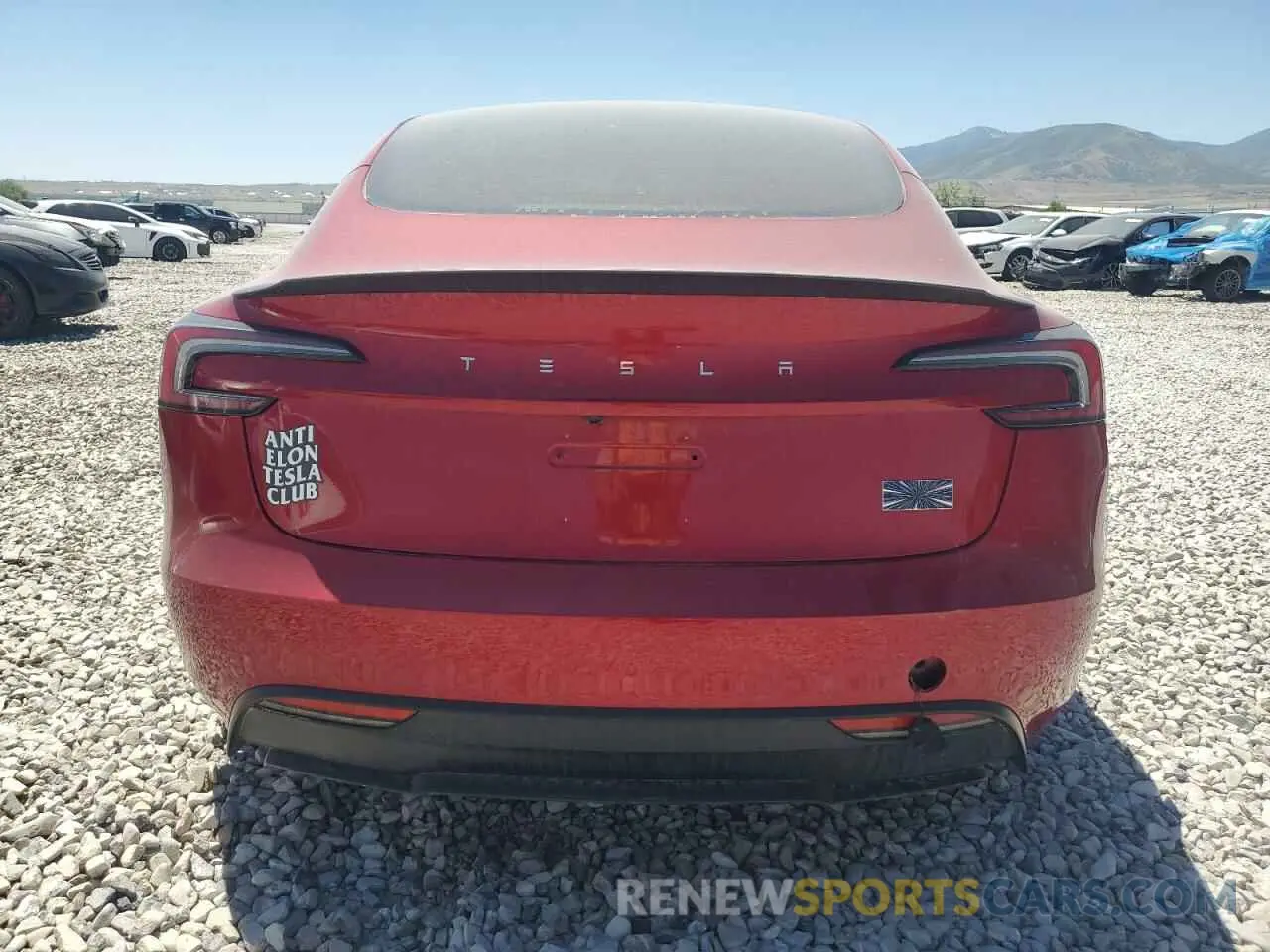 6 Photograph of a damaged car 5YJ3E1ET6RF796386 TESLA MODEL 3 2024