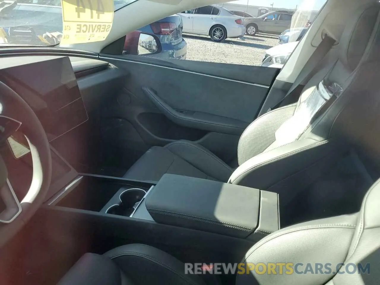 9 Photograph of a damaged car 5YJ3E1ET6RF796386 TESLA MODEL 3 2024