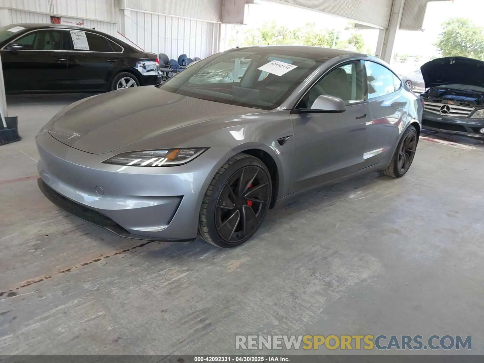 2 Photograph of a damaged car 5YJ3E1ET6RF862371 TESLA MODEL 3 2024