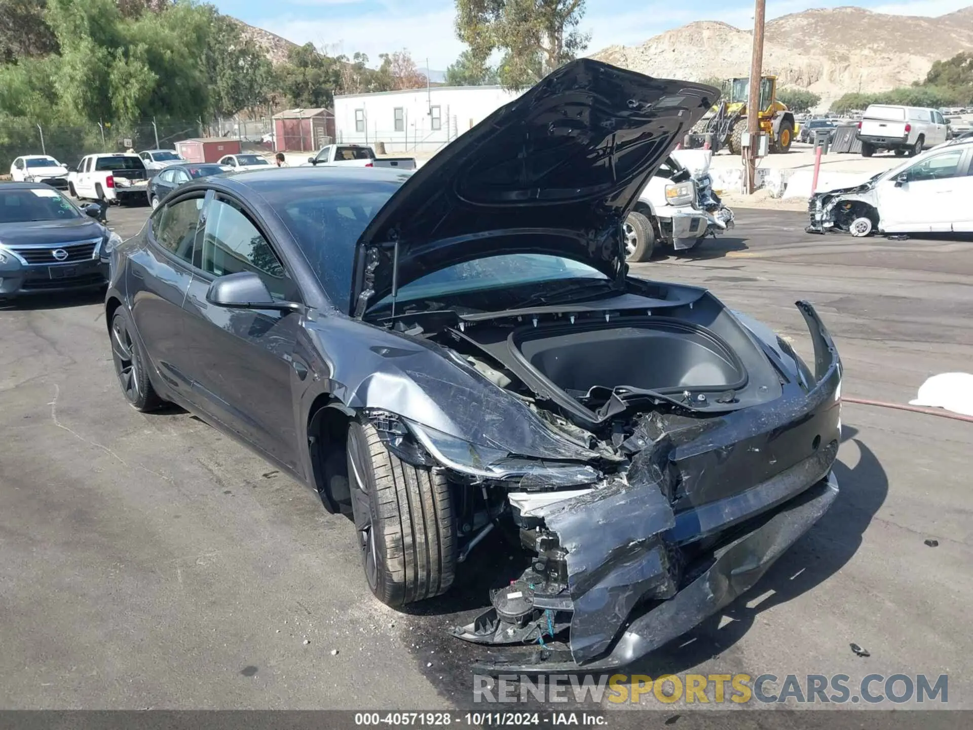 1 Фотография поврежденного автомобиля 5YJ3E1ET6RF871829 TESLA MODEL 3 2024