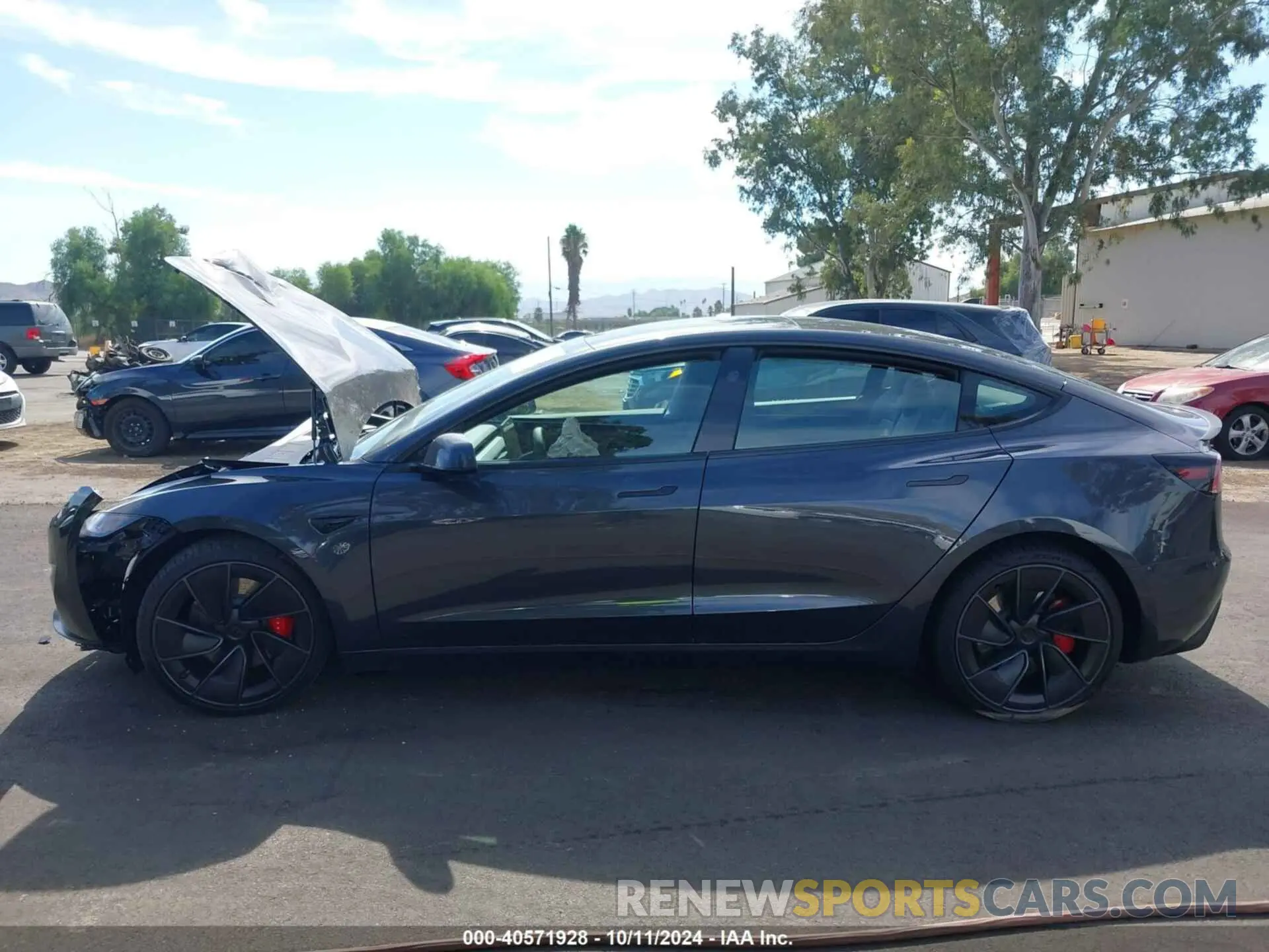14 Фотография поврежденного автомобиля 5YJ3E1ET6RF871829 TESLA MODEL 3 2024