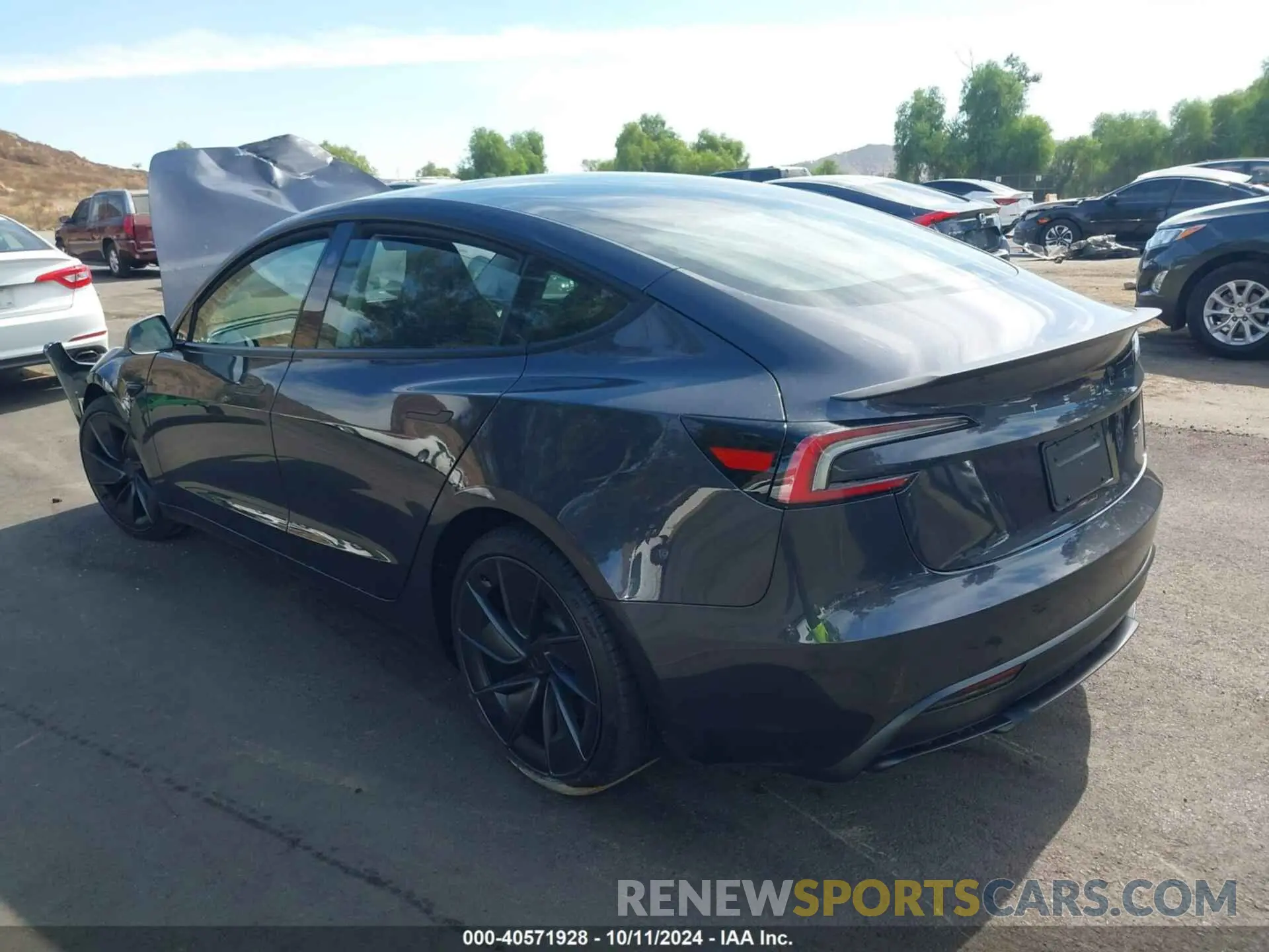 3 Фотография поврежденного автомобиля 5YJ3E1ET6RF871829 TESLA MODEL 3 2024