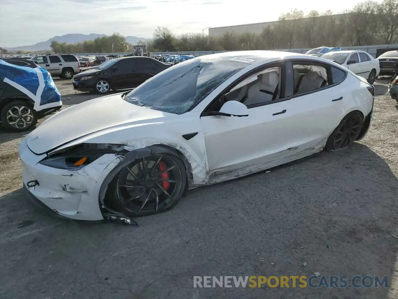 1 Photograph of a damaged car 5YJ3E1ET6RF901346 TESLA MODEL 3 2024