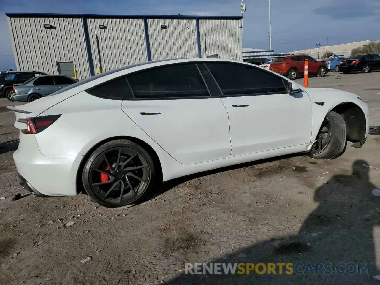 3 Photograph of a damaged car 5YJ3E1ET6RF901346 TESLA MODEL 3 2024