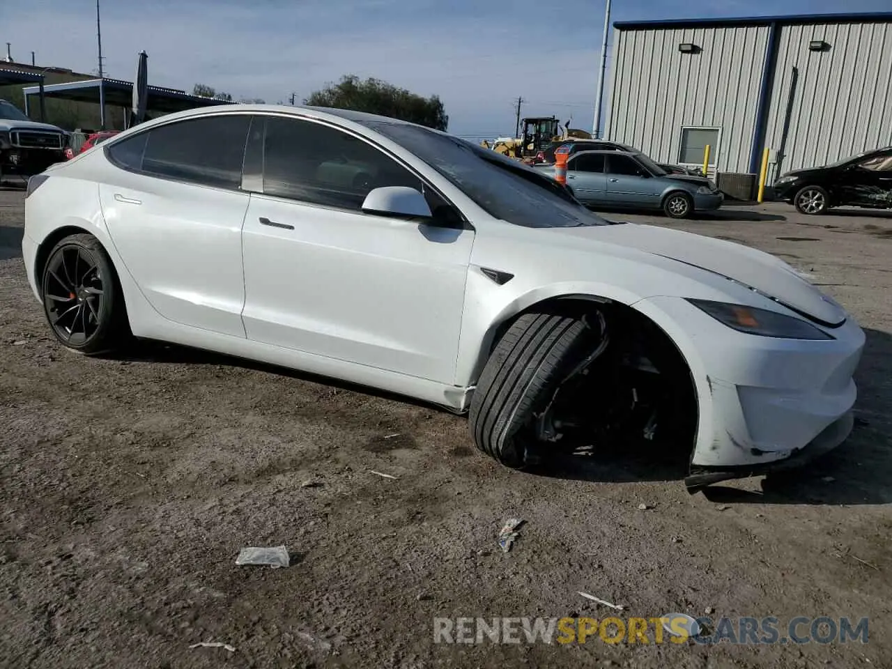 4 Photograph of a damaged car 5YJ3E1ET6RF901346 TESLA MODEL 3 2024