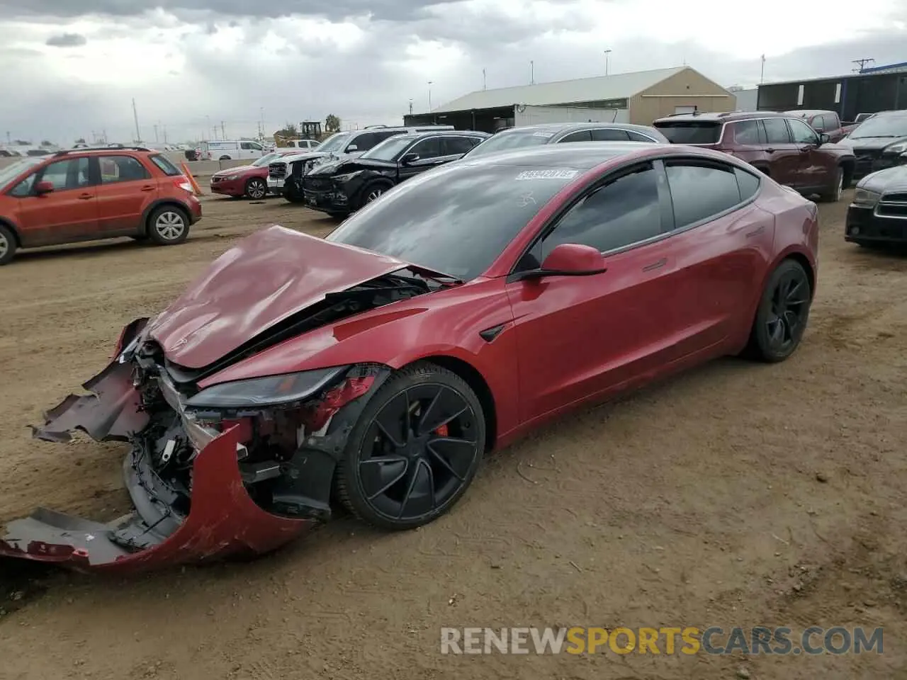 1 Фотография поврежденного автомобиля 5YJ3E1ET8RF783624 TESLA MODEL 3 2024