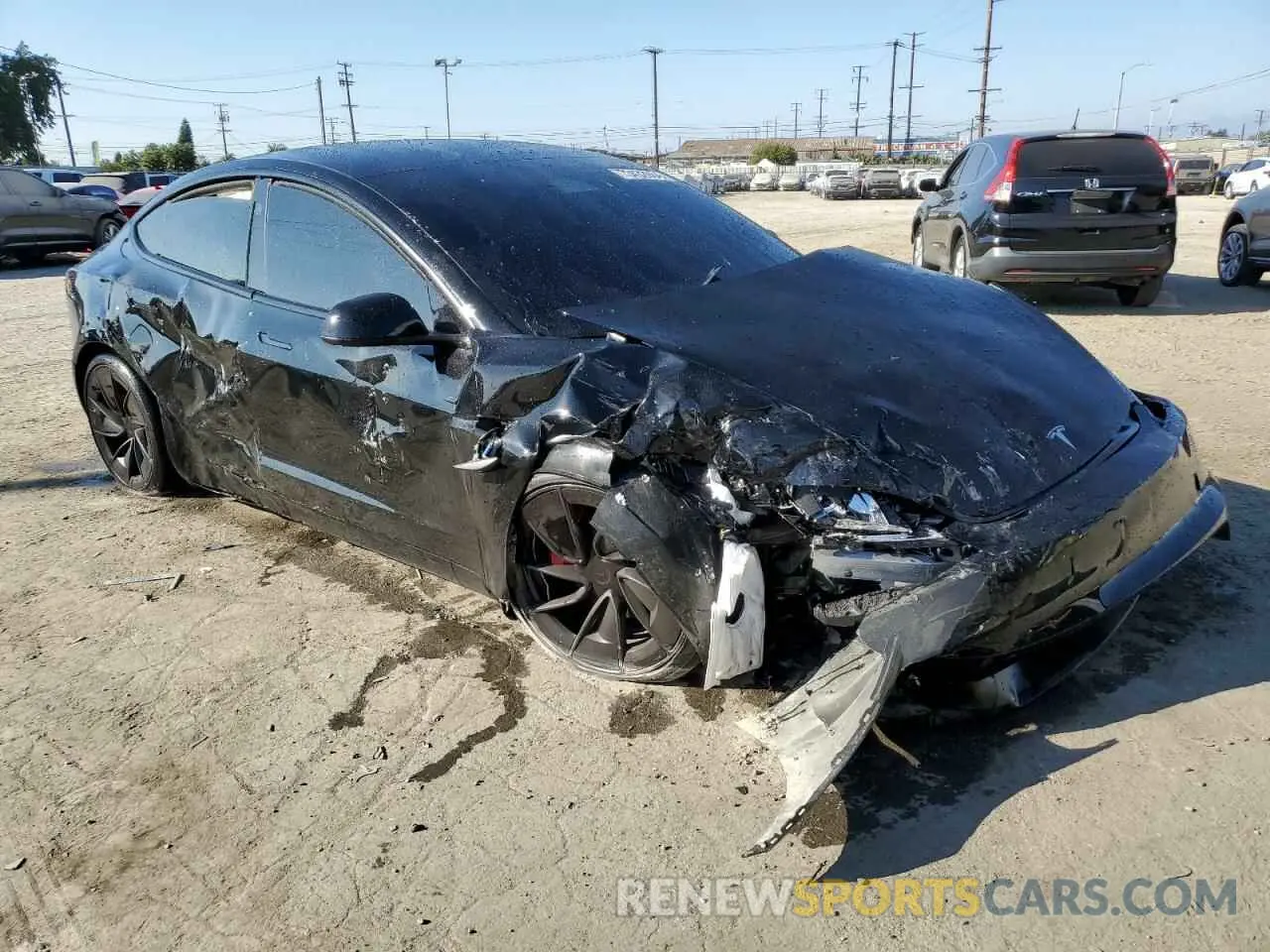 4 Photograph of a damaged car 5YJ3E1ET8RF834569 TESLA MODEL 3 2024