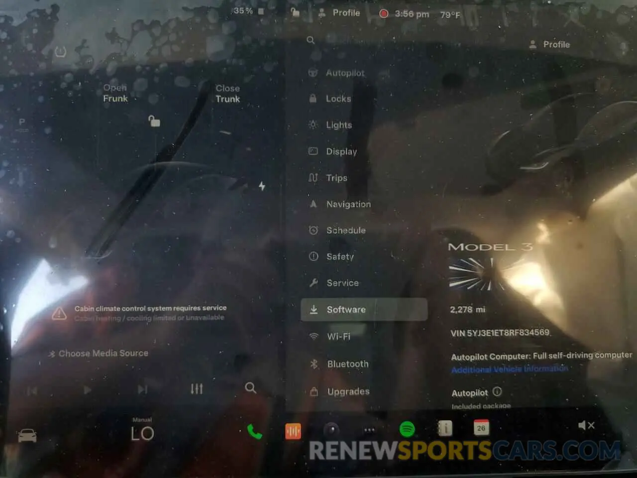 9 Photograph of a damaged car 5YJ3E1ET8RF834569 TESLA MODEL 3 2024