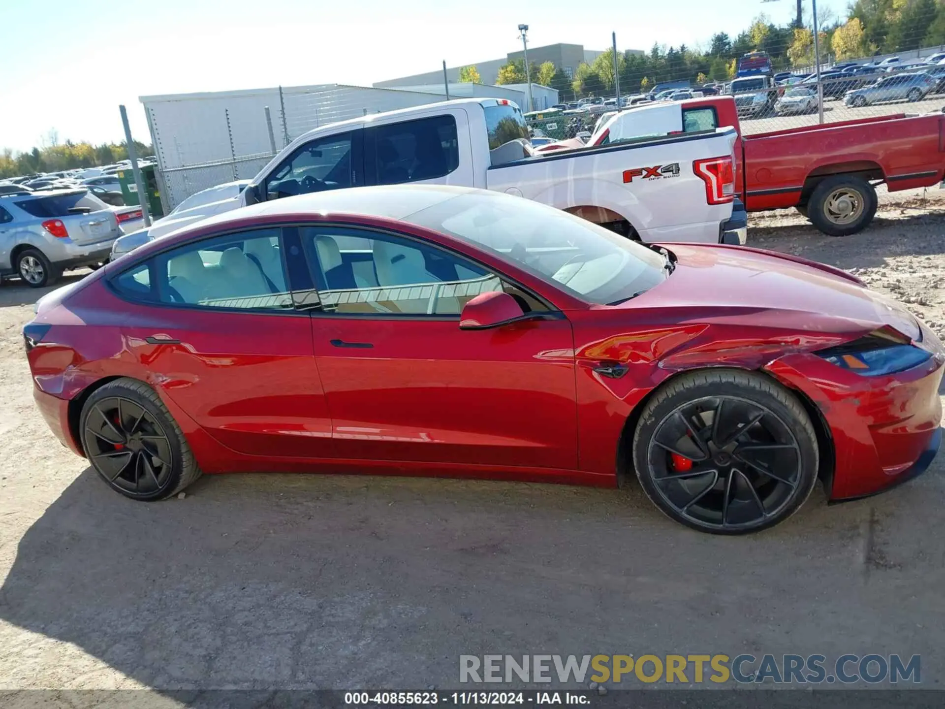 13 Фотография поврежденного автомобиля 5YJ3E1ET8RF865837 TESLA MODEL 3 2024