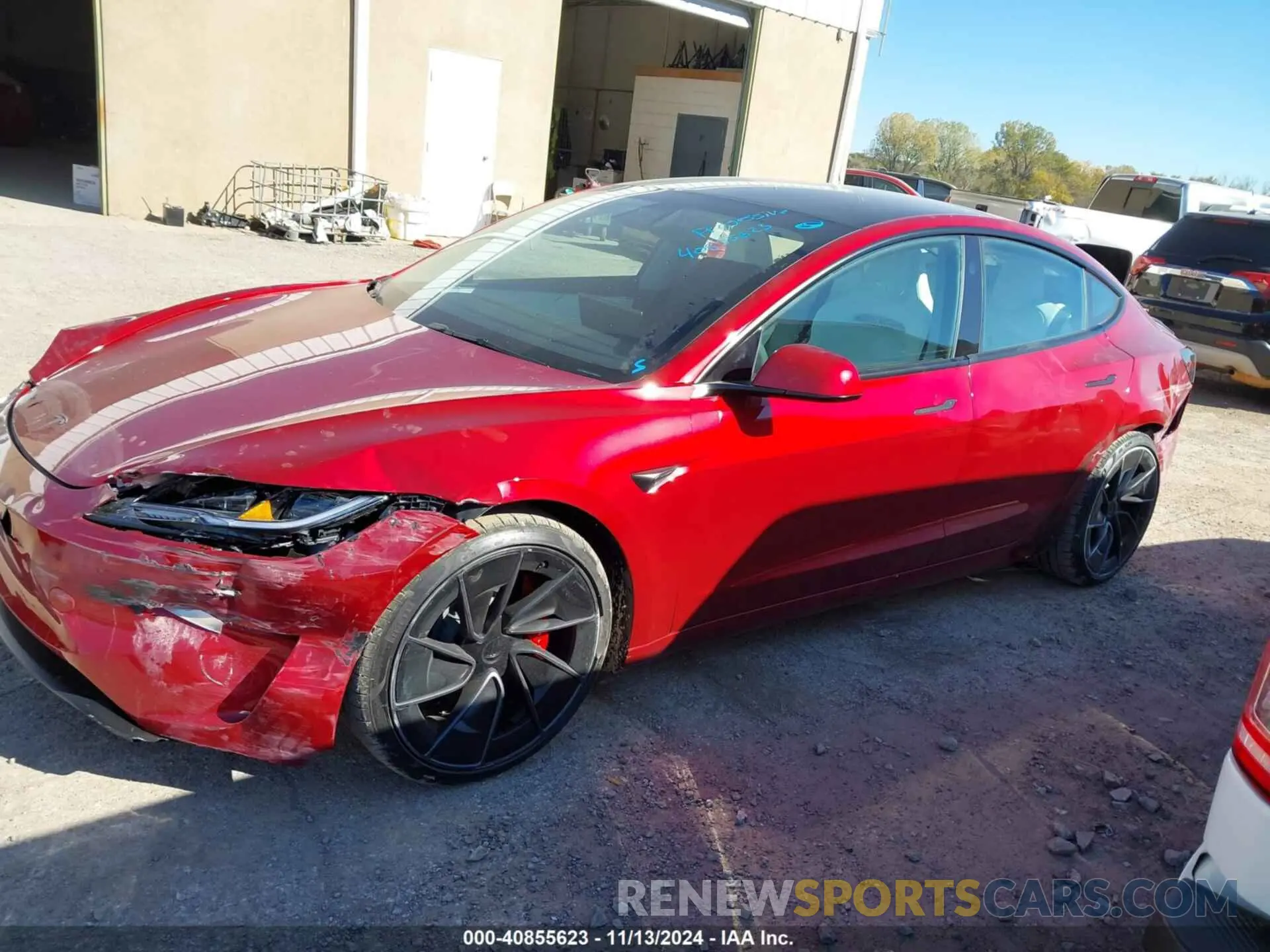 14 Фотография поврежденного автомобиля 5YJ3E1ET8RF865837 TESLA MODEL 3 2024