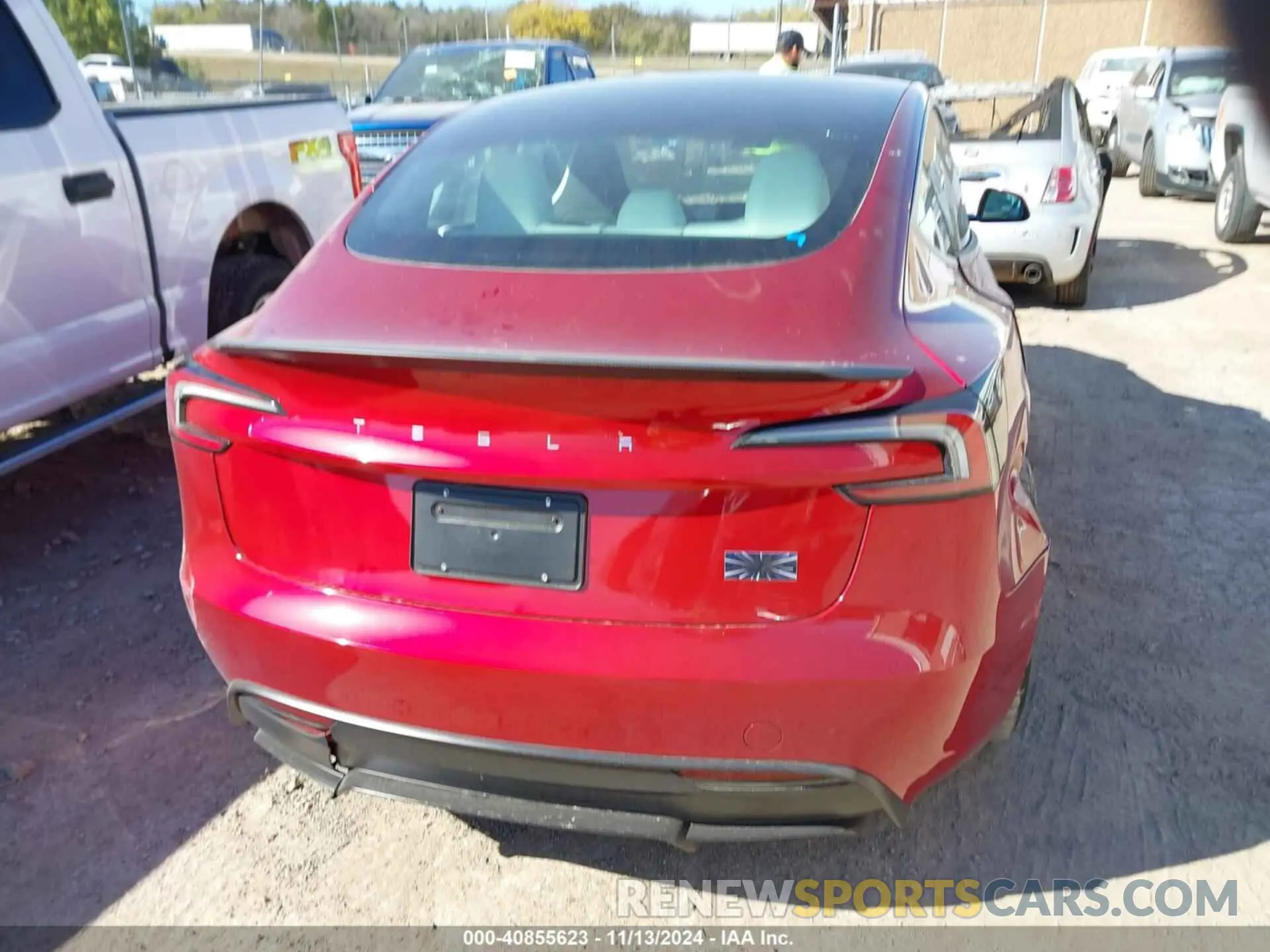 16 Фотография поврежденного автомобиля 5YJ3E1ET8RF865837 TESLA MODEL 3 2024