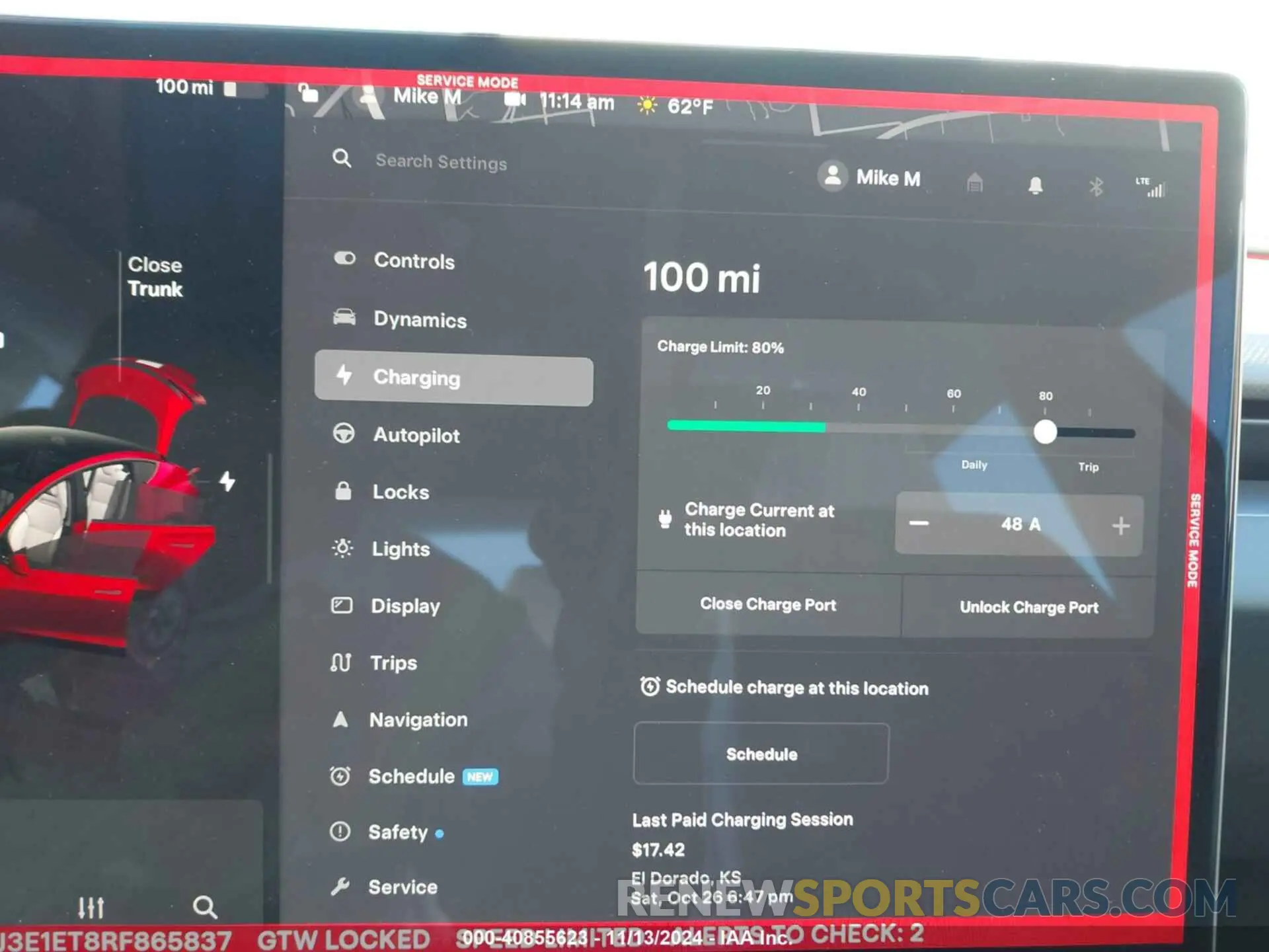 17 Фотография поврежденного автомобиля 5YJ3E1ET8RF865837 TESLA MODEL 3 2024